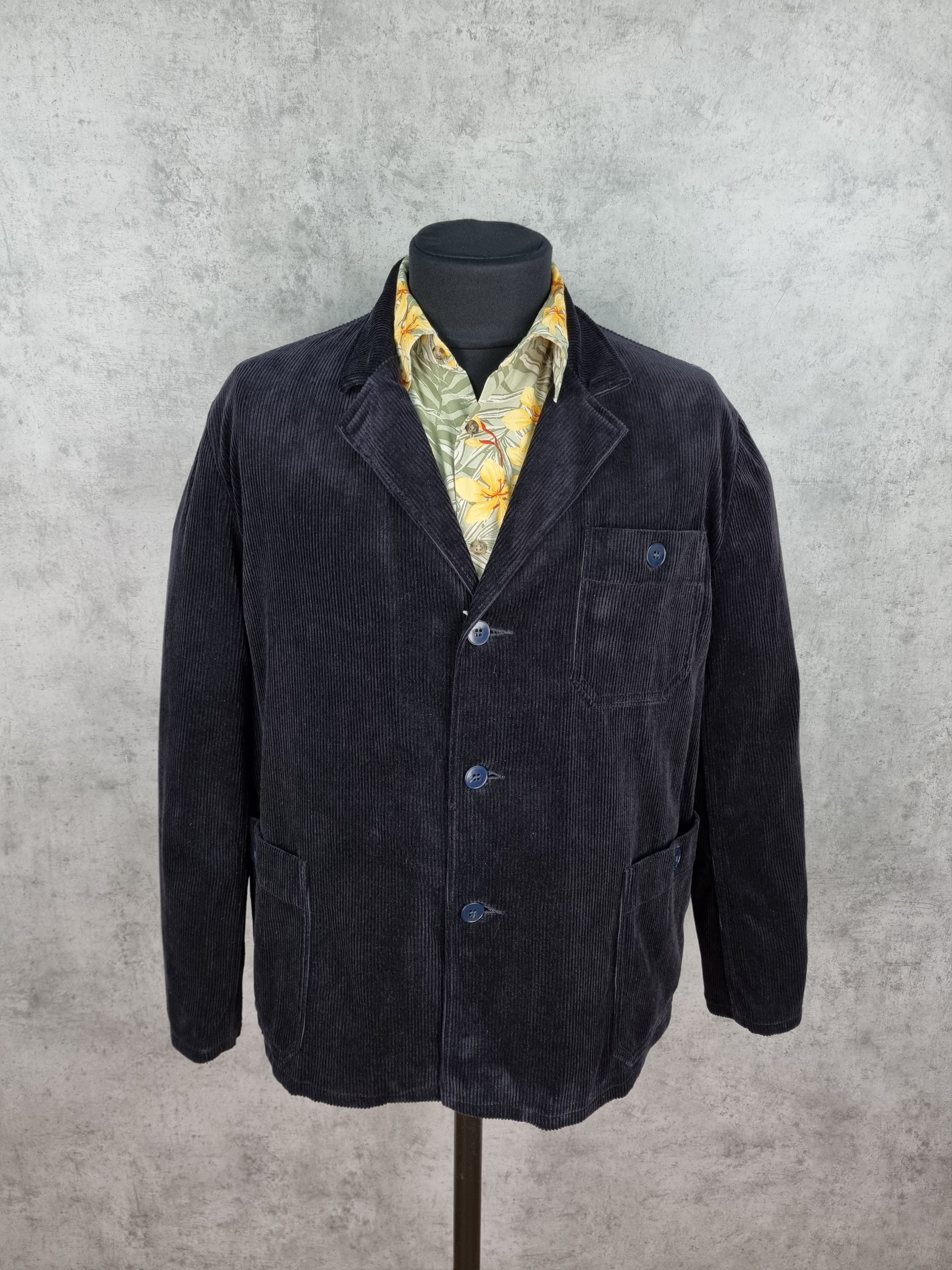 Le Laboureur × Vetra 90s New VEB Oberbekleidung Berlin Corduroy Blazer Jacket Size US L / EU 52-54 / 3 - 7 Thumbnail