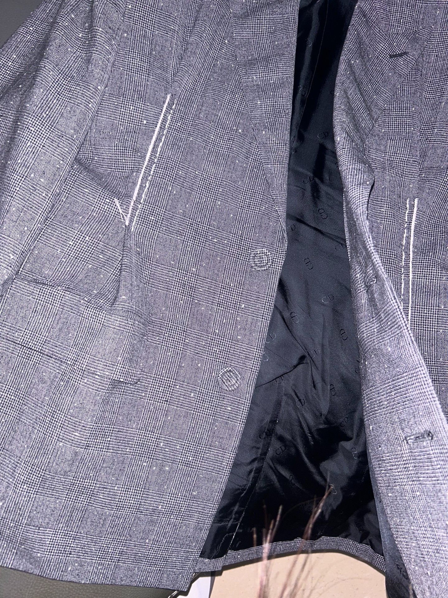 Saint Laurent Paris Saint laurent Houndstooth suit 2501-Nextarrow Size 48R - 1 Thumbnail