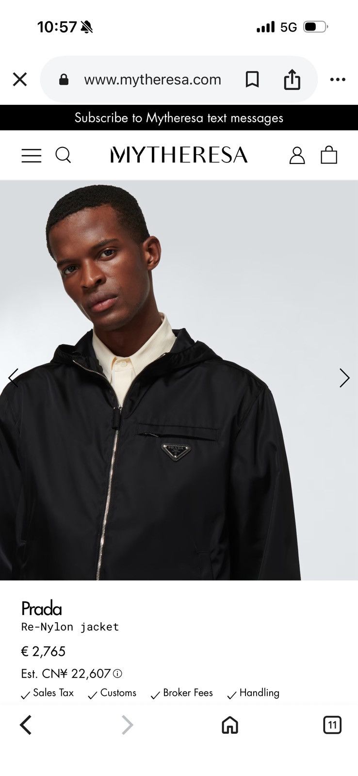 Prada PRADA nylon jacket pls study all photos and description well Size US M / EU 48-50 / 2 - 5 Thumbnail