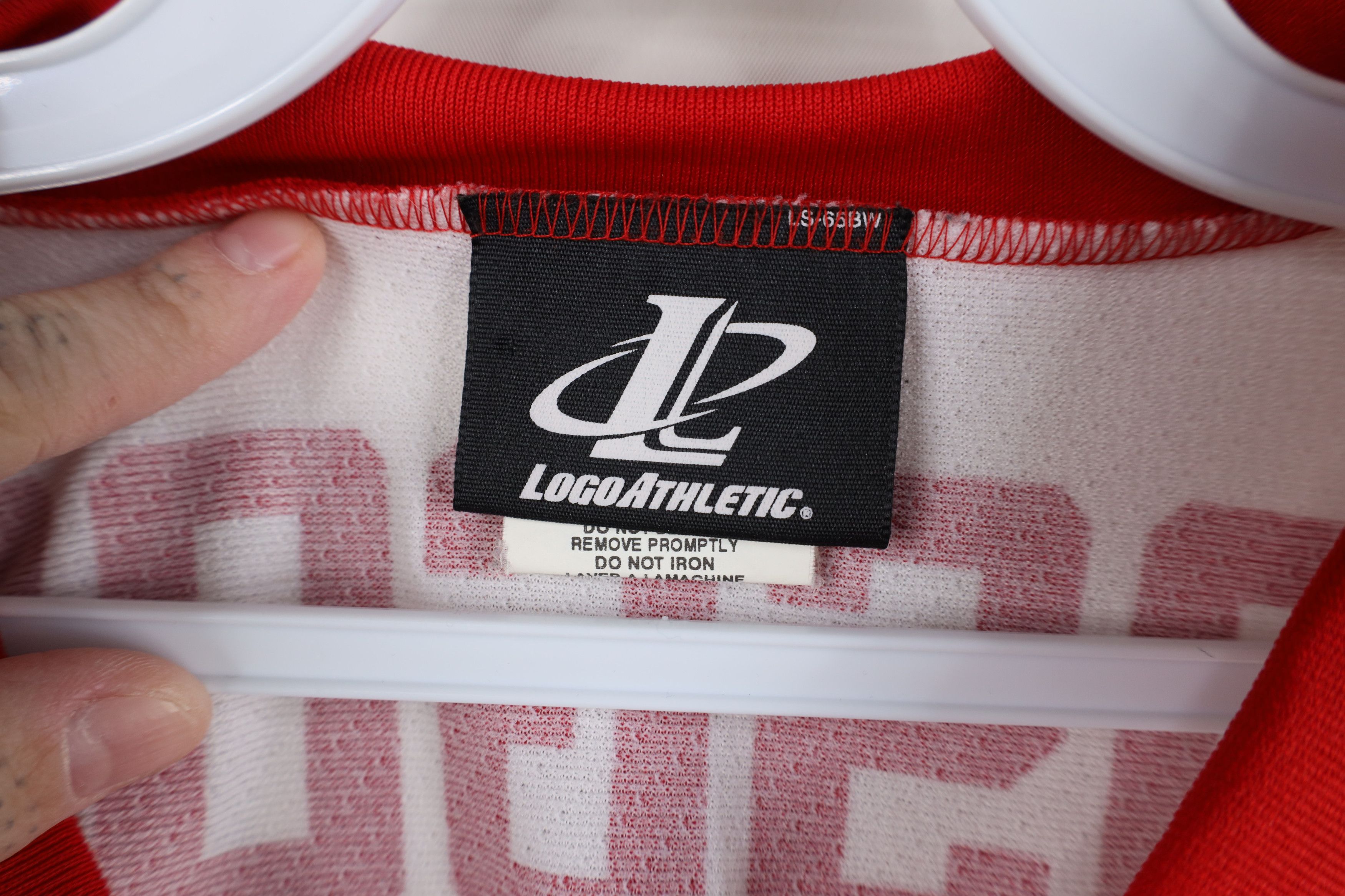 Vintage Vintage 90s Detroit Red Wings Hockey Jersey White #30 USA Size US XXL / EU 58 / 5 - 7 Thumbnail