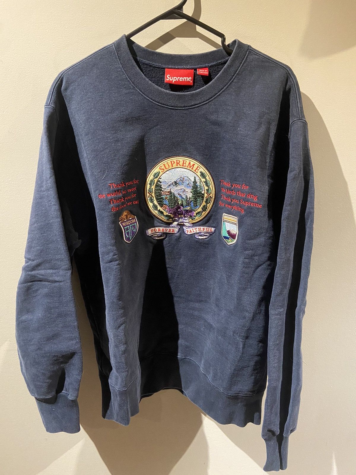 Supreme Supreme Mountain Crewneck F/W 2019 | Grailed