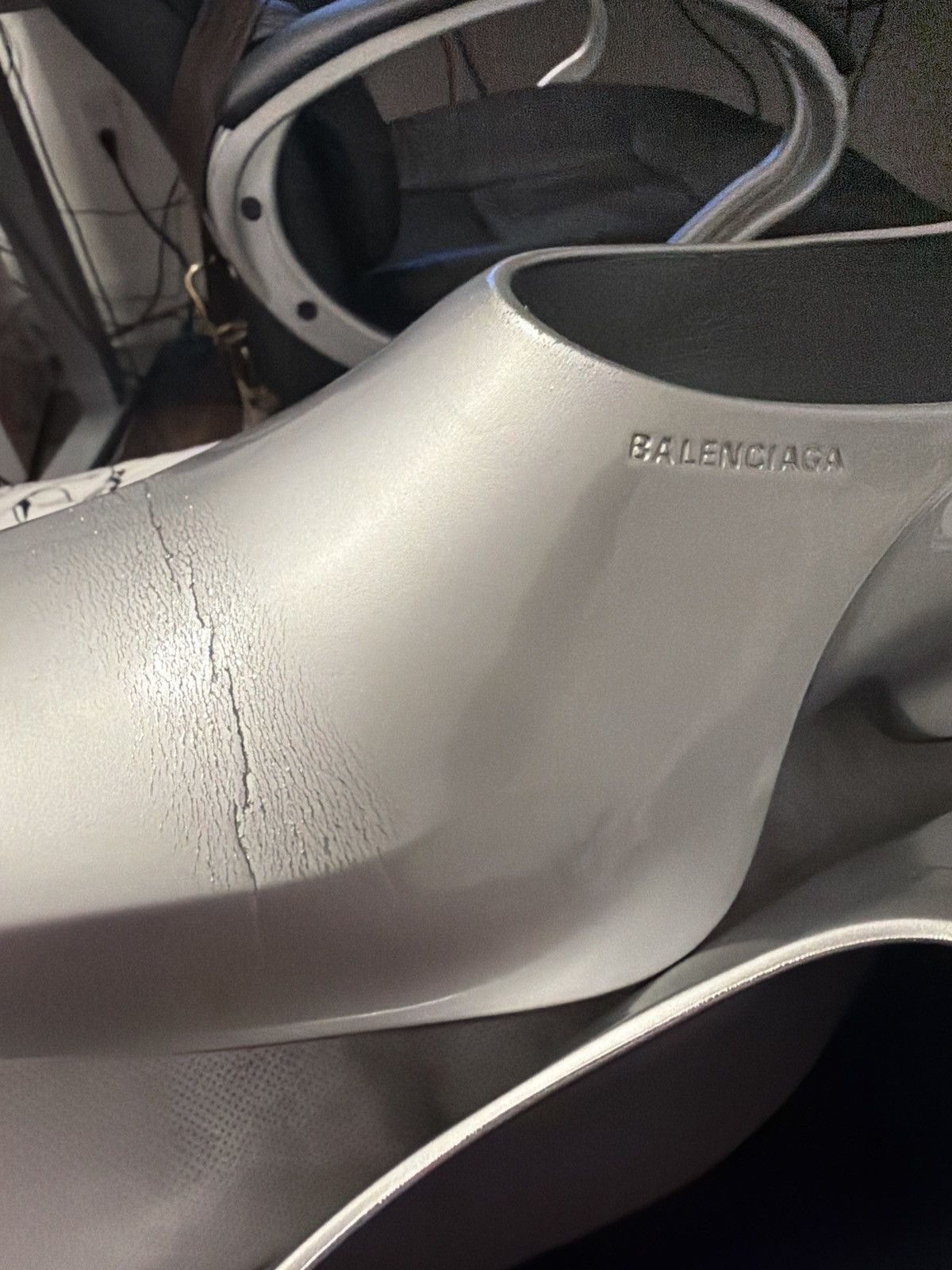 Balenciaga Balenciaga space shoe Silver Size US 11 / EU 44 - 6 Thumbnail