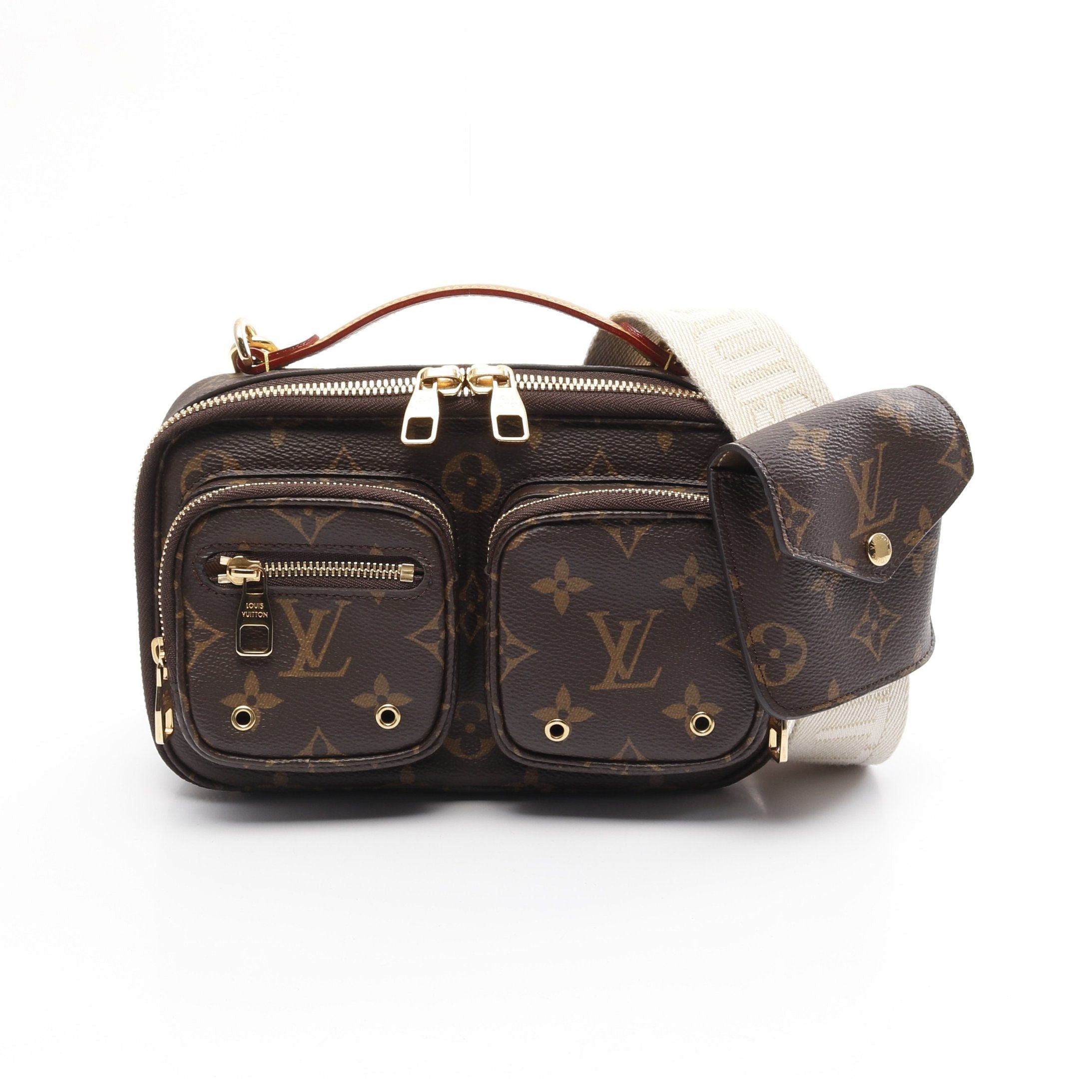 Louis Vuitton Louis Vuitton Utility Crossbody Monogram Handbag Leather Brown Size ONE SIZE - 1 Thumbnail