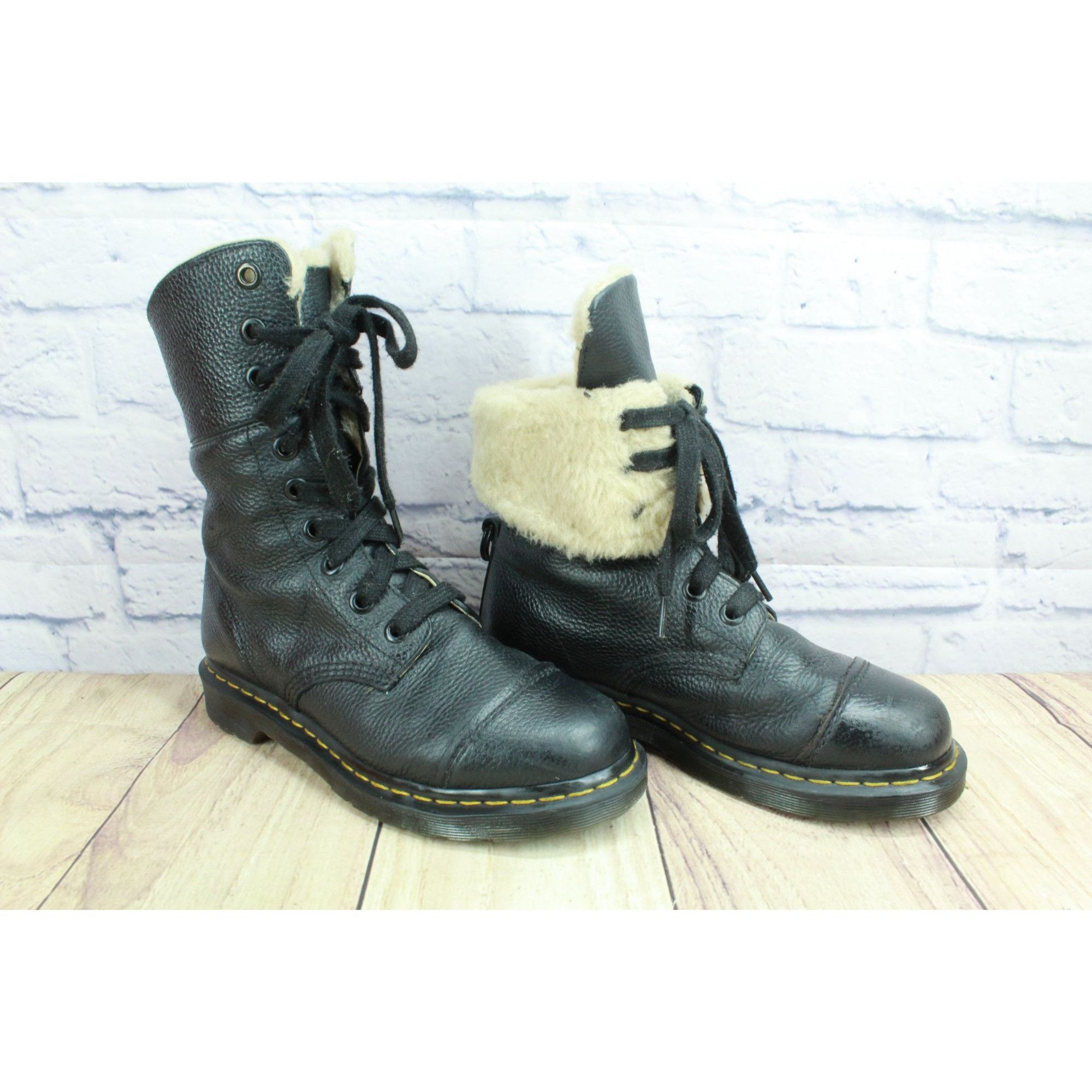 Dr. Martens Dr. Martens Aimilita Shearling Combat Boots US 9 Size US 9 / IT 39 - 3 Thumbnail