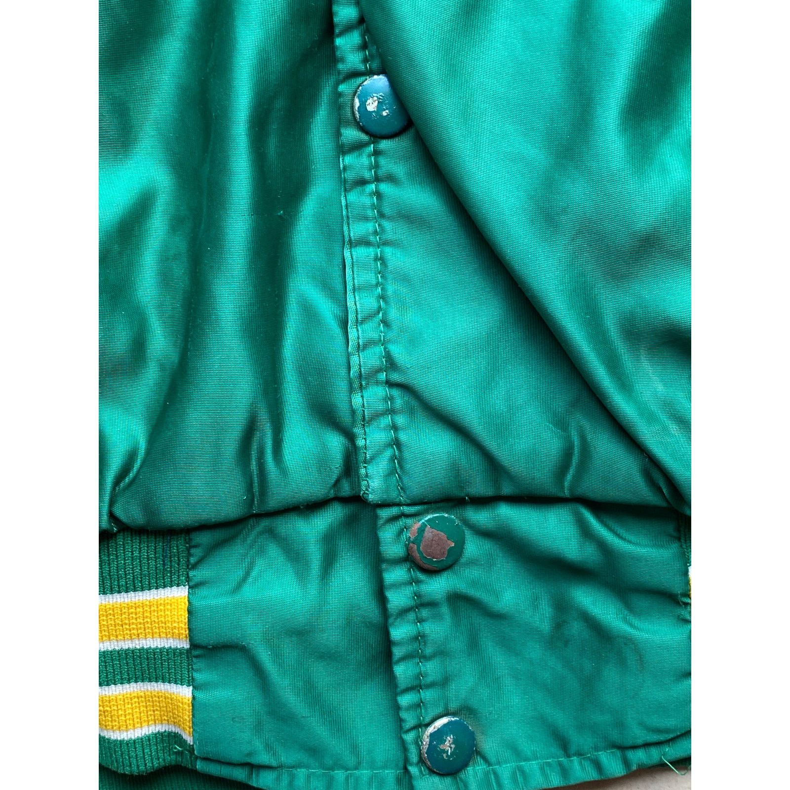 MLB × Starter Oakland A's 90s STARTER satin bomber XL green MLB vintage Size US XL / EU 56 / 4 - 8 Thumbnail