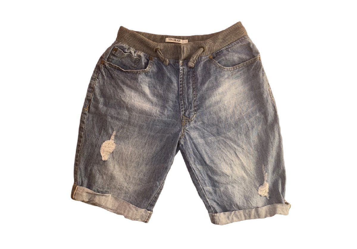 Vintage Vintage SoCal & Co. Blue Cargo Shorts – Rare 2010s Surfwear Size US 37 - 1 Thumbnail