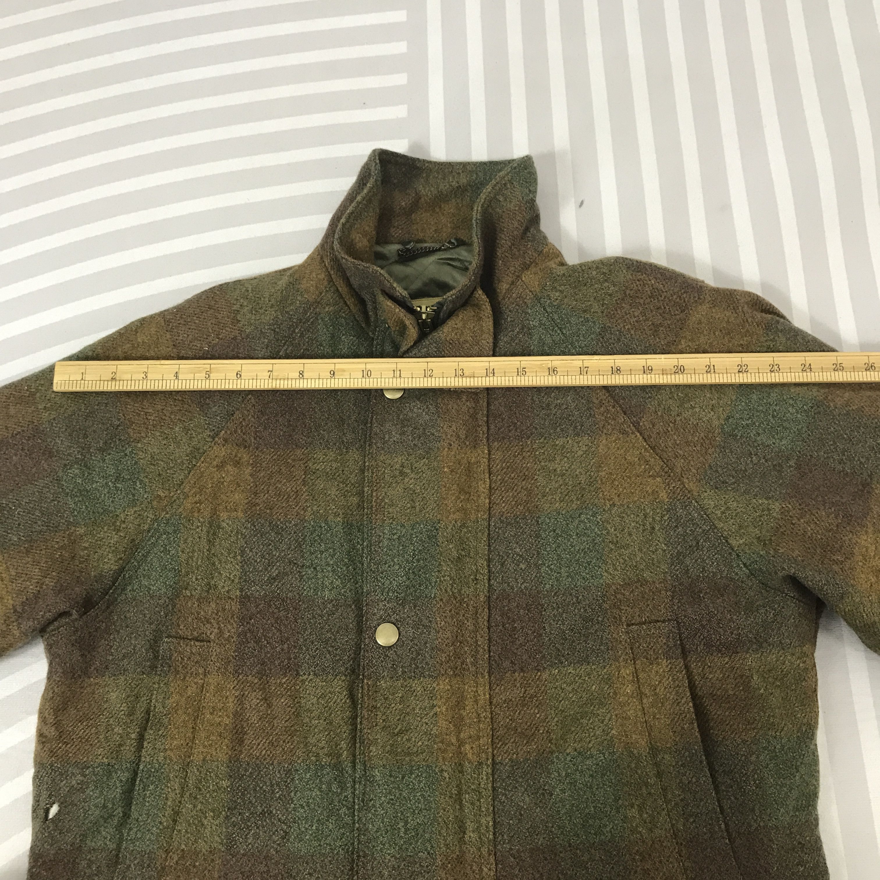 Paul Stuart Vintage Paul Stuart Wool Tartan zipper Jacket Size US S / EU 44-46 / 1 - 5 Thumbnail