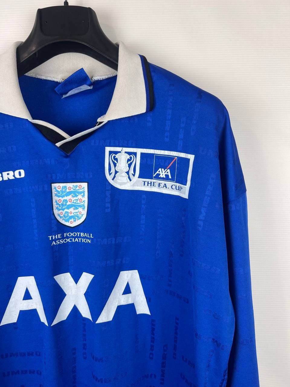 Other England F.A. CUP Shirt AXA 12 number 90s Jersey Umbro XL Size US XL / EU 56 / 4 - 5 Thumbnail