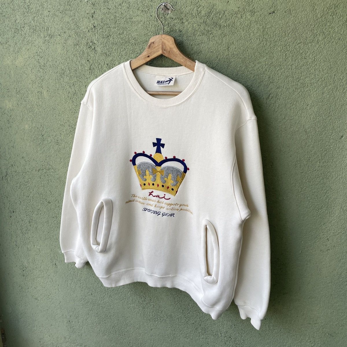 Hai Sporting Gear Vtg Issey Miyake High Sporting Gear Rare Sweatshirt Big Logo Size US M / EU 48-50 / 2 - 3 Thumbnail