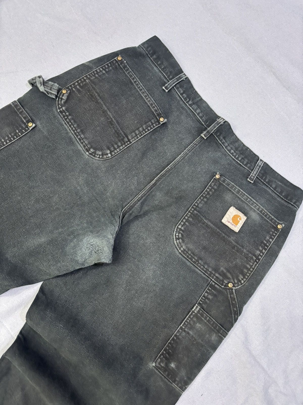 Carhartt Carhartt B01 BLK Double knee denim Size US 38 / EU 54 - 10 Thumbnail