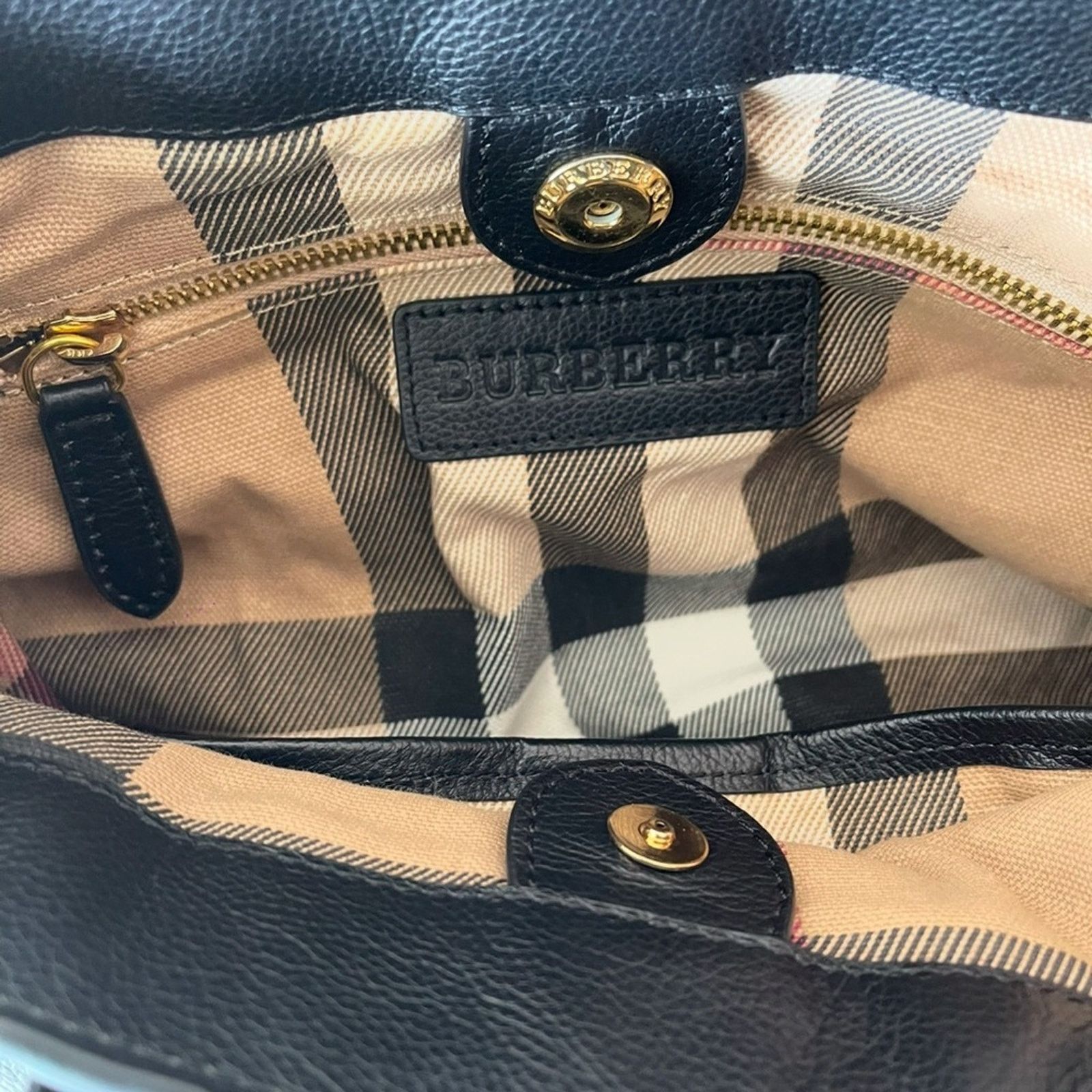 Burberry Burberry Banner House Check Derby bag Size ONE SIZE - 8 Thumbnail