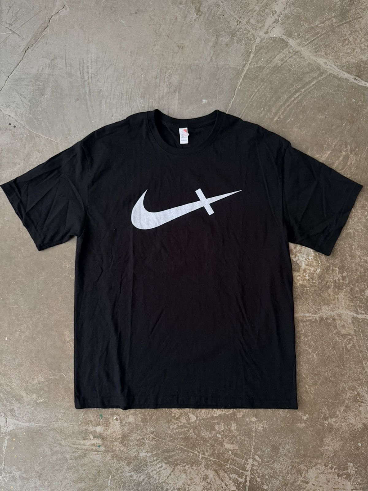 Vintage Nike Swoosh Tee Supreme Kapital Balenciaga Size US XXL / EU 58 / 5 - 1 Thumbnail