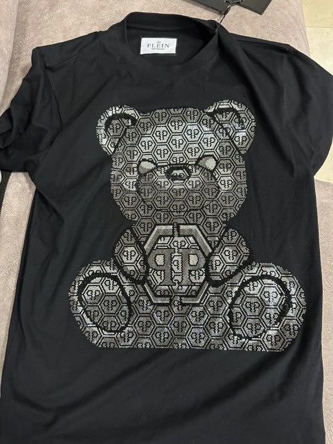 Philipp Plein ROUND NECK T-SHIRT 3D TEDDY Size US S / EU 44-46 / 1 - 1 Thumbnail