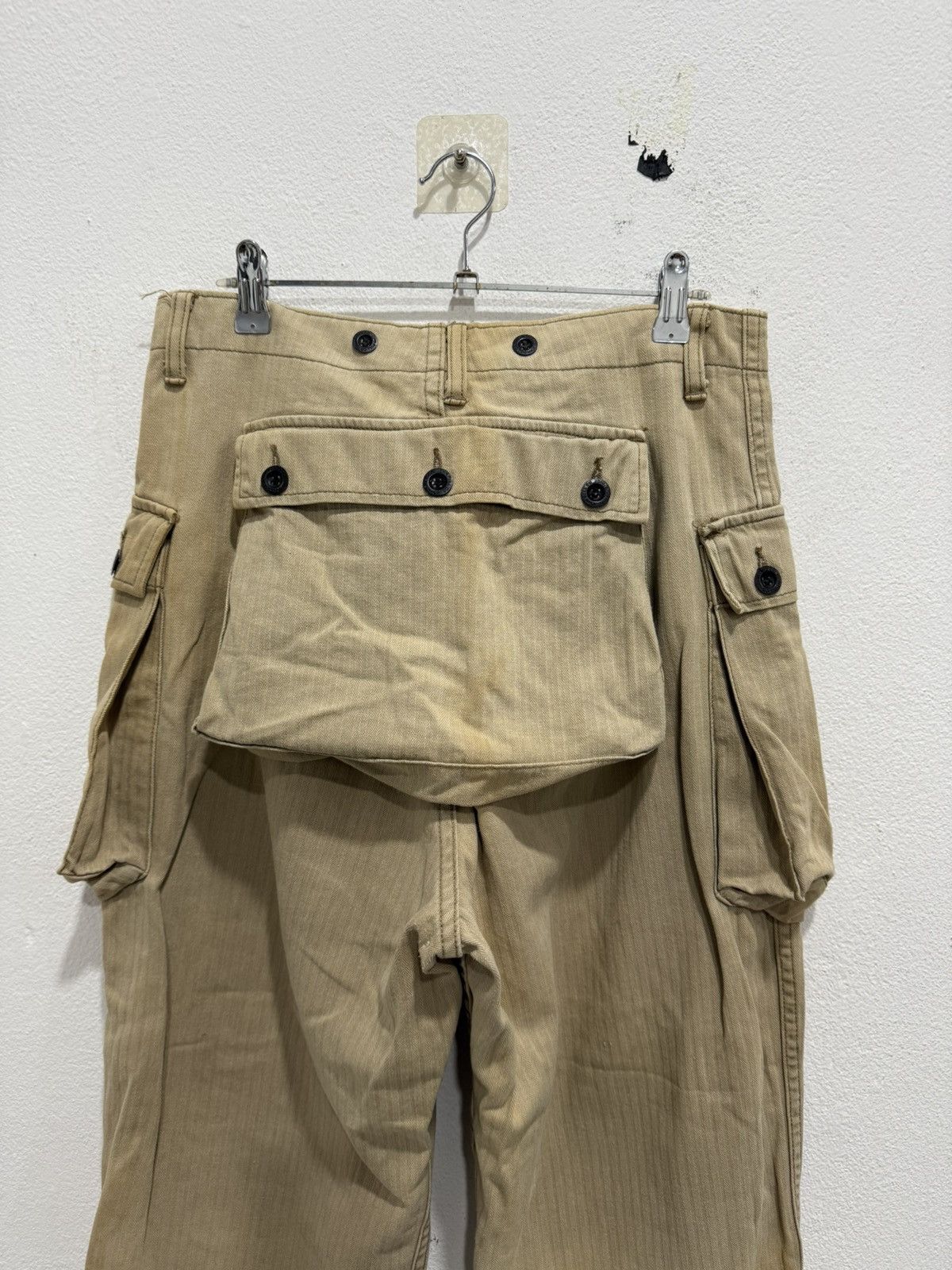 Johnbull JAPANESE BRAND HERRINGBONE MONKEY PANTS OVERSIZED STYLE Size US 30 / EU 46 - 5 Thumbnail