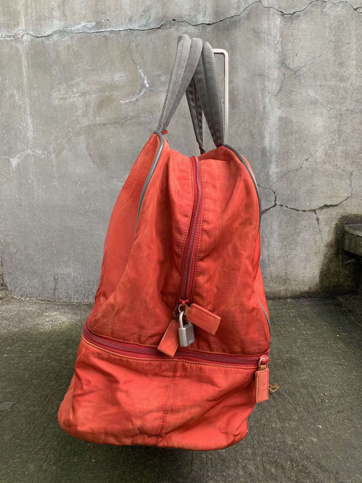 Prada Sport Red Nylon Duffle Bag Size ONE SIZE - 6 Thumbnail