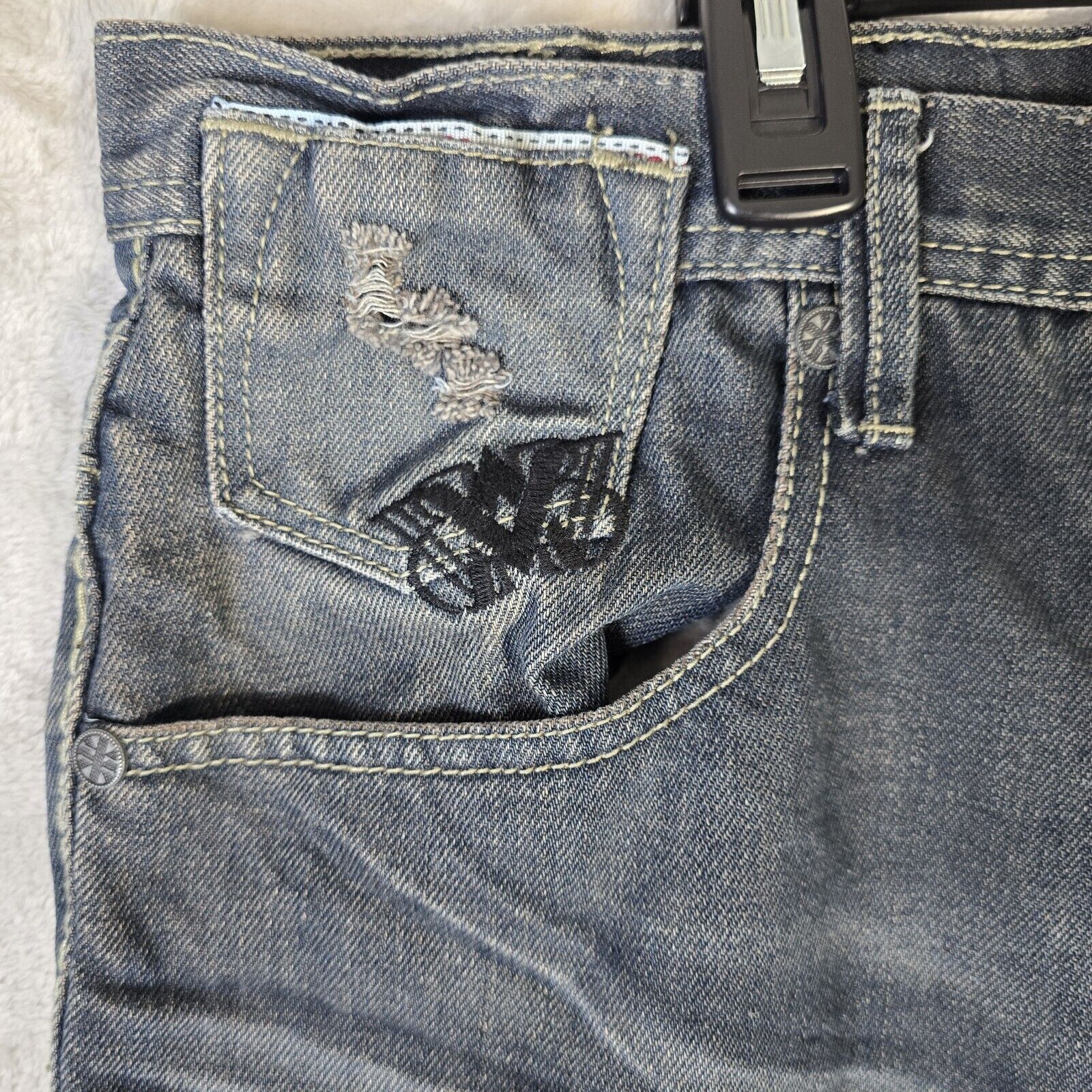 Vintage Vintage Brass Slim Straight Jeans Men's Size 42x34 Y2K Size US 42 / EU 58 - 8 Thumbnail