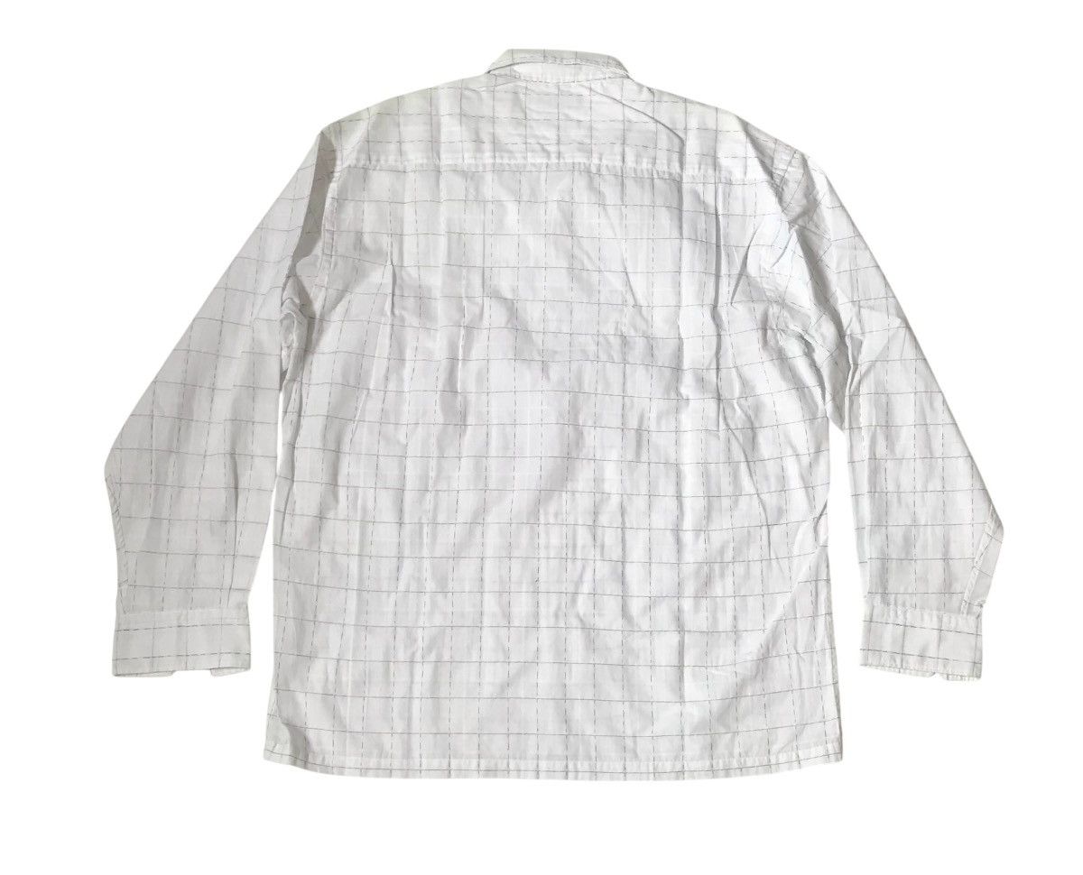 Comme des Garcons Vintage cdg homme checkered stitched camp shirt Size US M / EU 48-50 / 2 - 8 Thumbnail