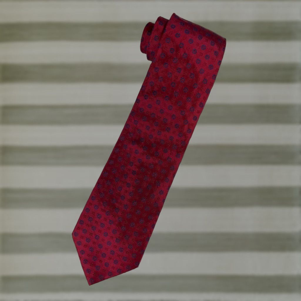 Brooks Brothers Brooks Brothers Silk Tie Geometric Foulard Handmade in Italy Men’s Red 59.75" 4" Width Classic Length Designer Tie N/A Womens Mens? (Gender at end) Size ONE SIZE - 1 Thumbnail