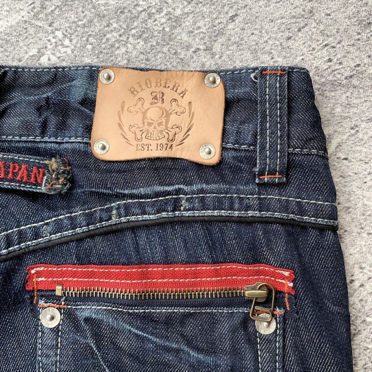 Japanese Brand Vintage Riobera Distressed Flare Denim Jeans Size US 33 - 12 Thumbnail