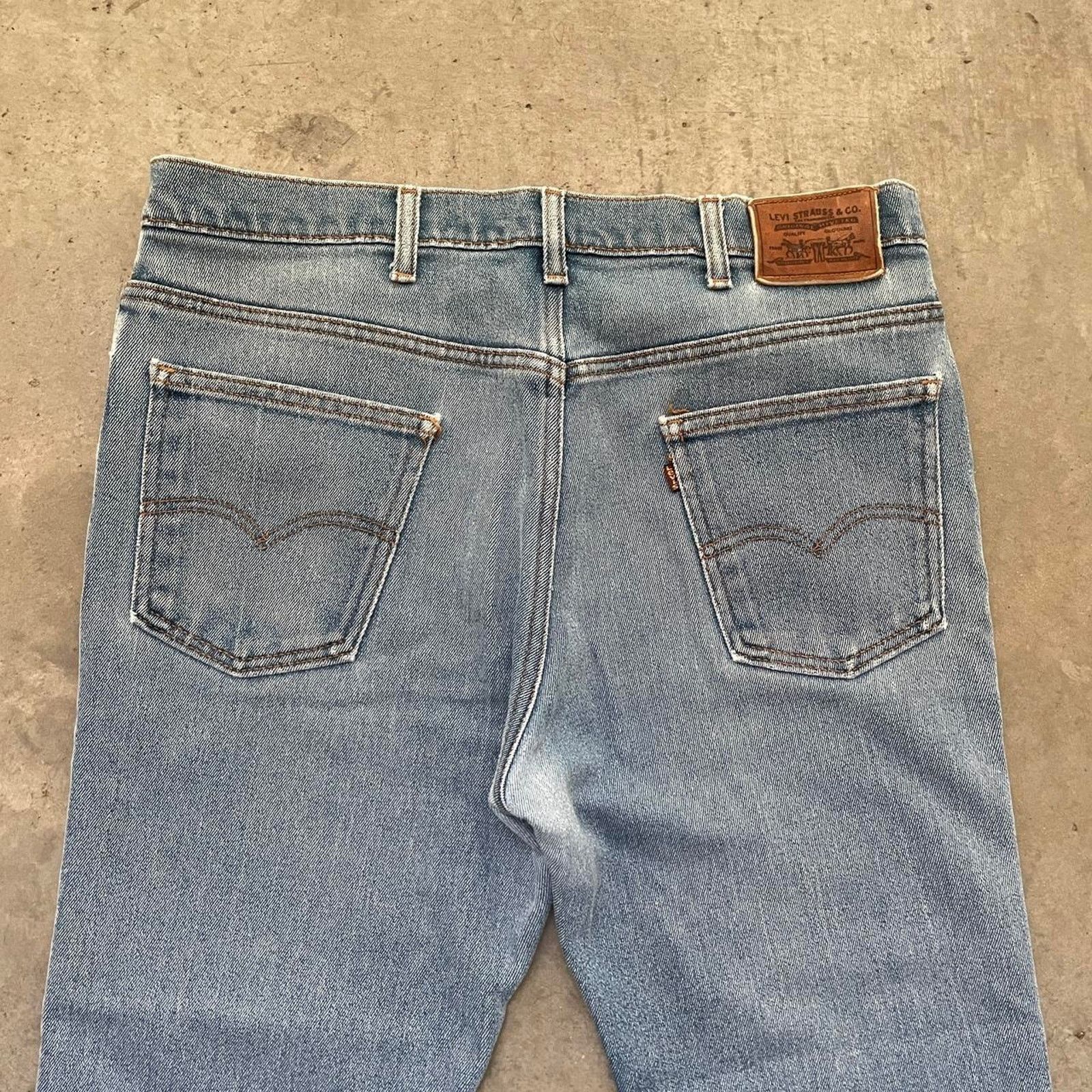Levi's Vintage Levi’s Flared Medium Washed Blue Jeans Size US 36 / EU 52 - 4 Thumbnail