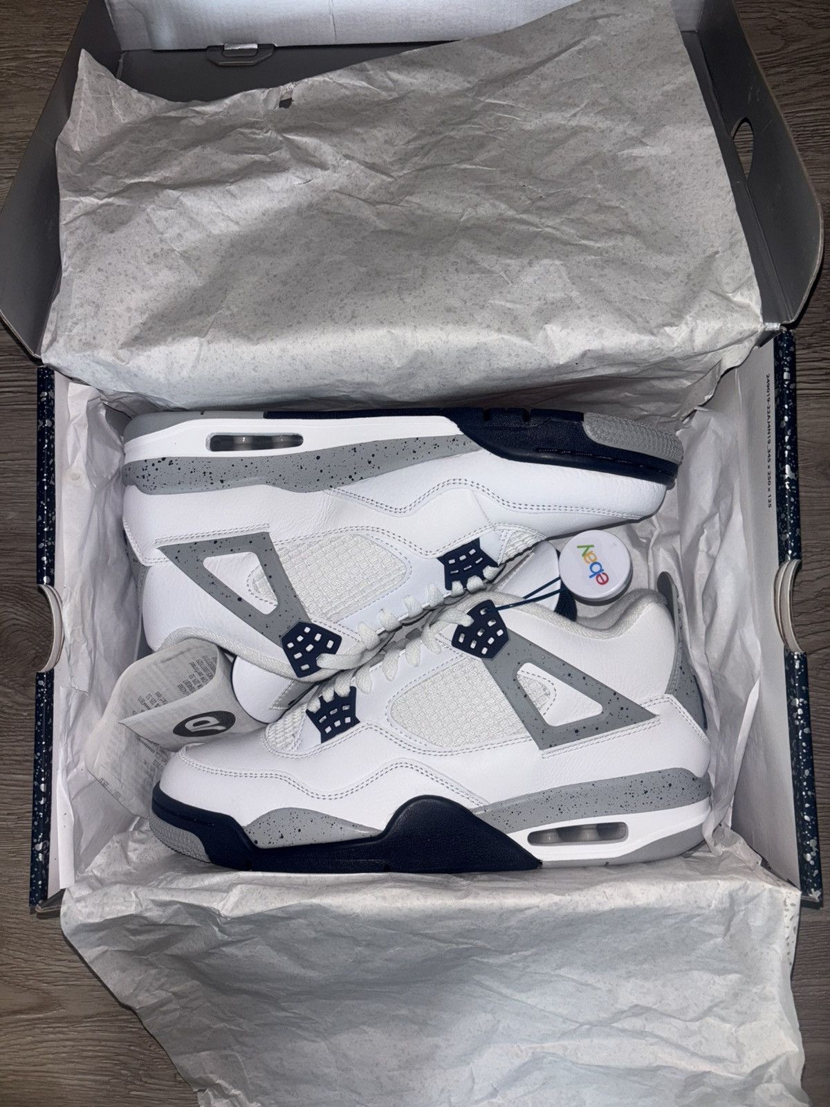 Jordan Brand Jordan 4 Midnight Navy Size US 10 / EU 43 - 1 Thumbnail
