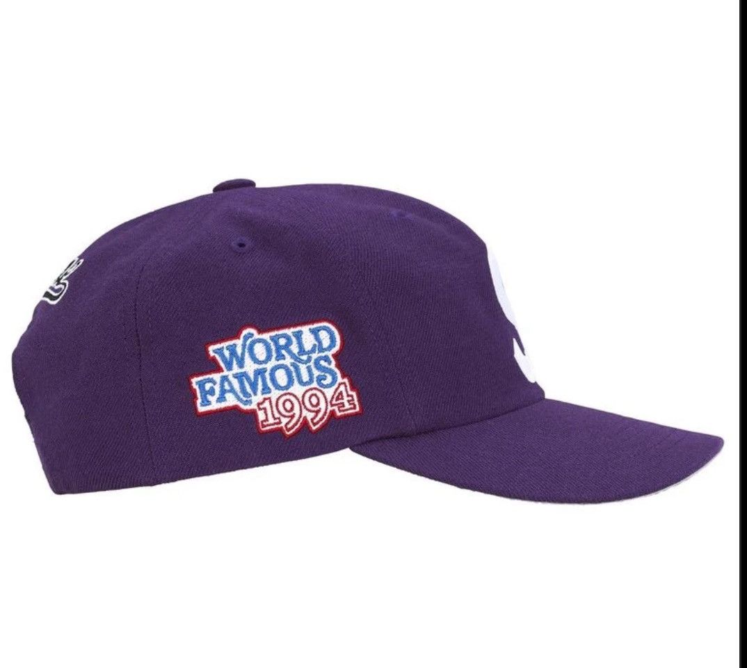 Supreme Supreme World Famous S Logo 6 Panel Purple Size ONE SIZE - 6 Thumbnail