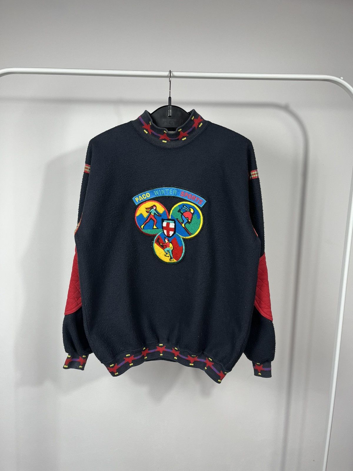 Other Vintage Paco Winter Sports Fleece Sweatshirt Navy Size S Size US S / EU 44-46 / 1 - 1 Thumbnail