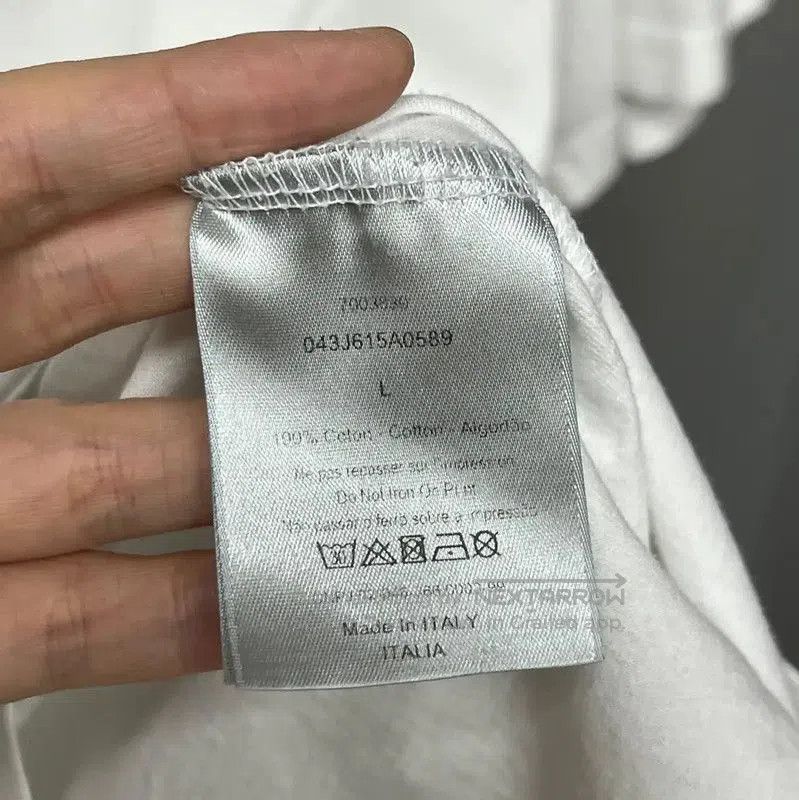 Dior Dior White Cotton Women's T. Size L / US 10 / IT 46 - 3 Thumbnail