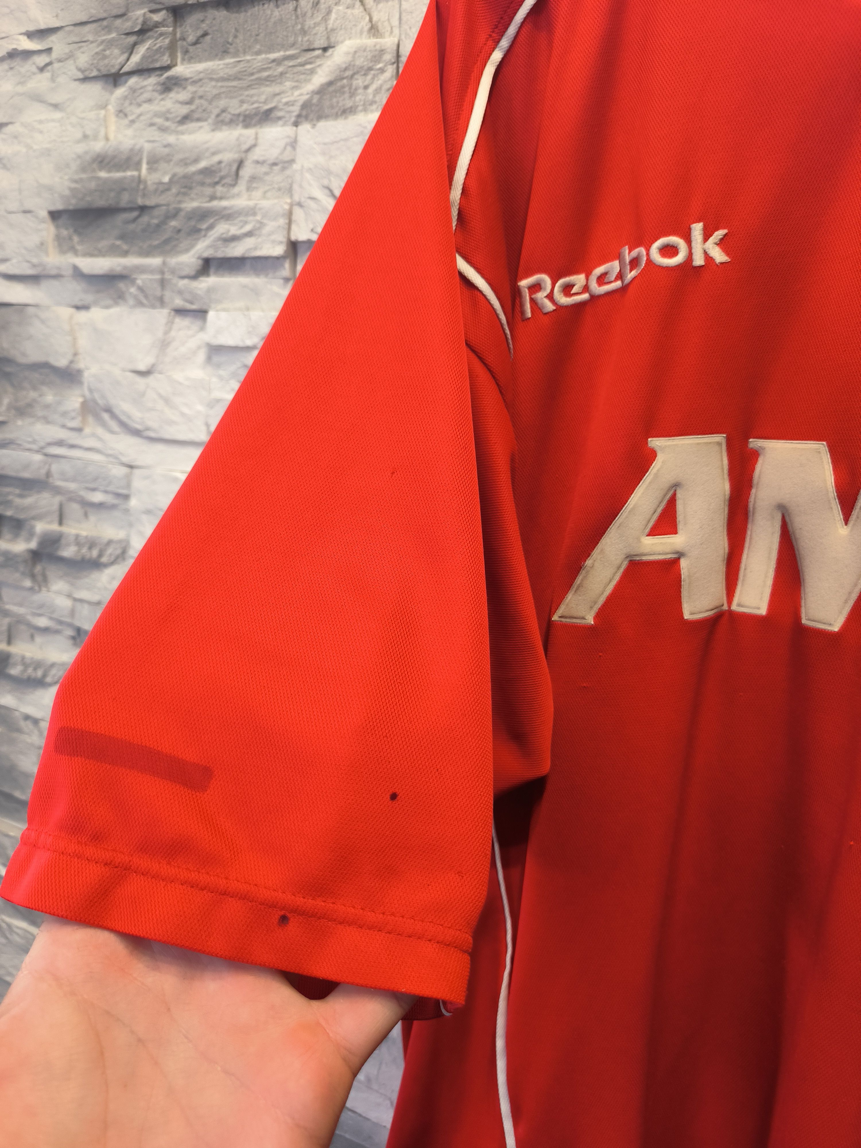 Reebok × Vintage Vintage Reebok Football Jersey Utrecht FC Amev Shirt 90s Size US XXL / EU 58 / 5 - 7 Thumbnail