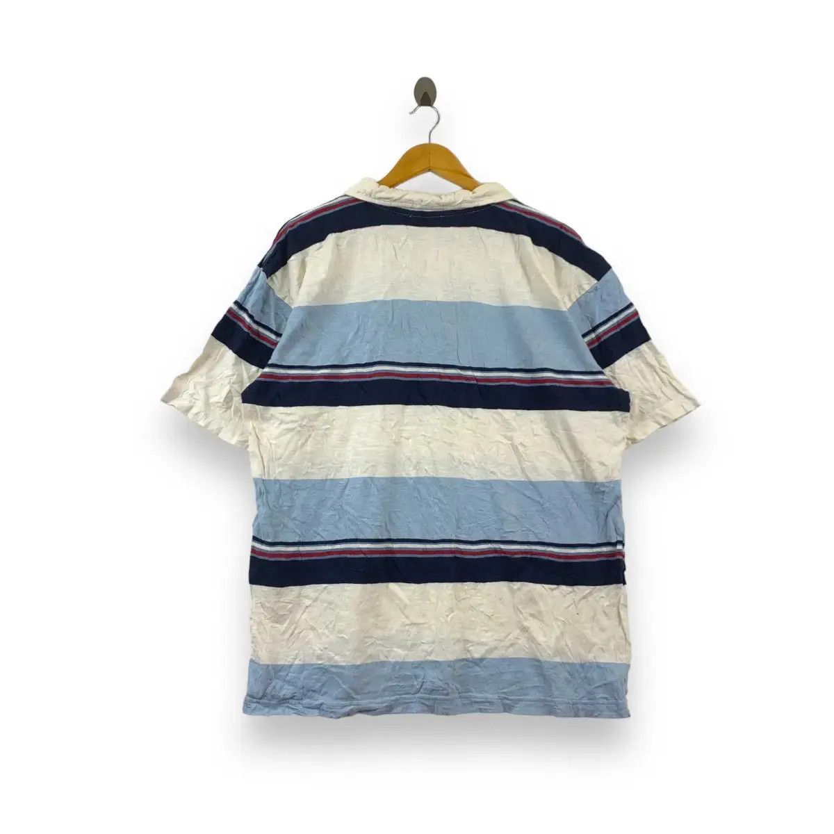 Hang Ten Vintage HANG TEN SURFING Hawaii Honolulu Striped Polo Tee Size US XXL / EU 58 / 5 - 4 Thumbnail