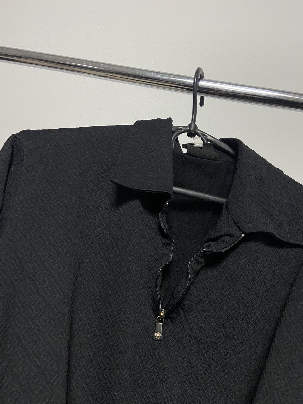 Versace Jeans Couture × Vintage Versace jeans couture Longsleeve Vintage patterns zip polo Size US M / EU 48-50 / 2 - 3 Thumbnail