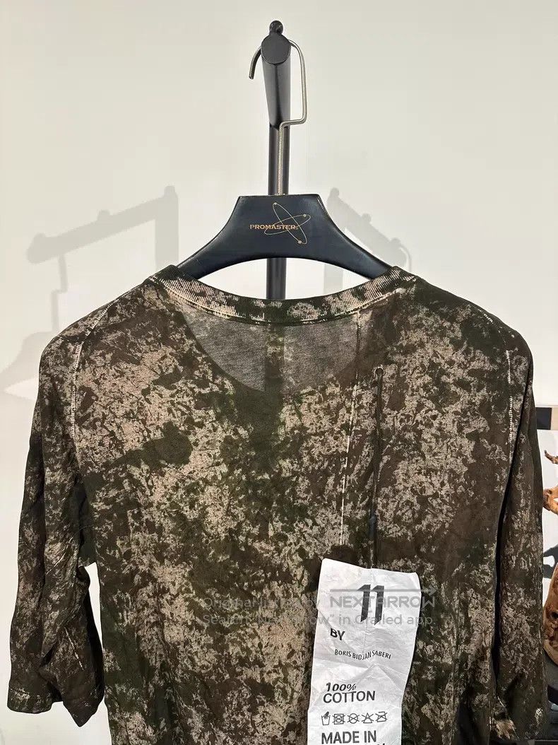 Boris Bidjan Saberi Boris Bidjan Saberi Dyed crewneck short sleeve tee with ab Size US L / EU 52-54 / 3 - 4 Thumbnail
