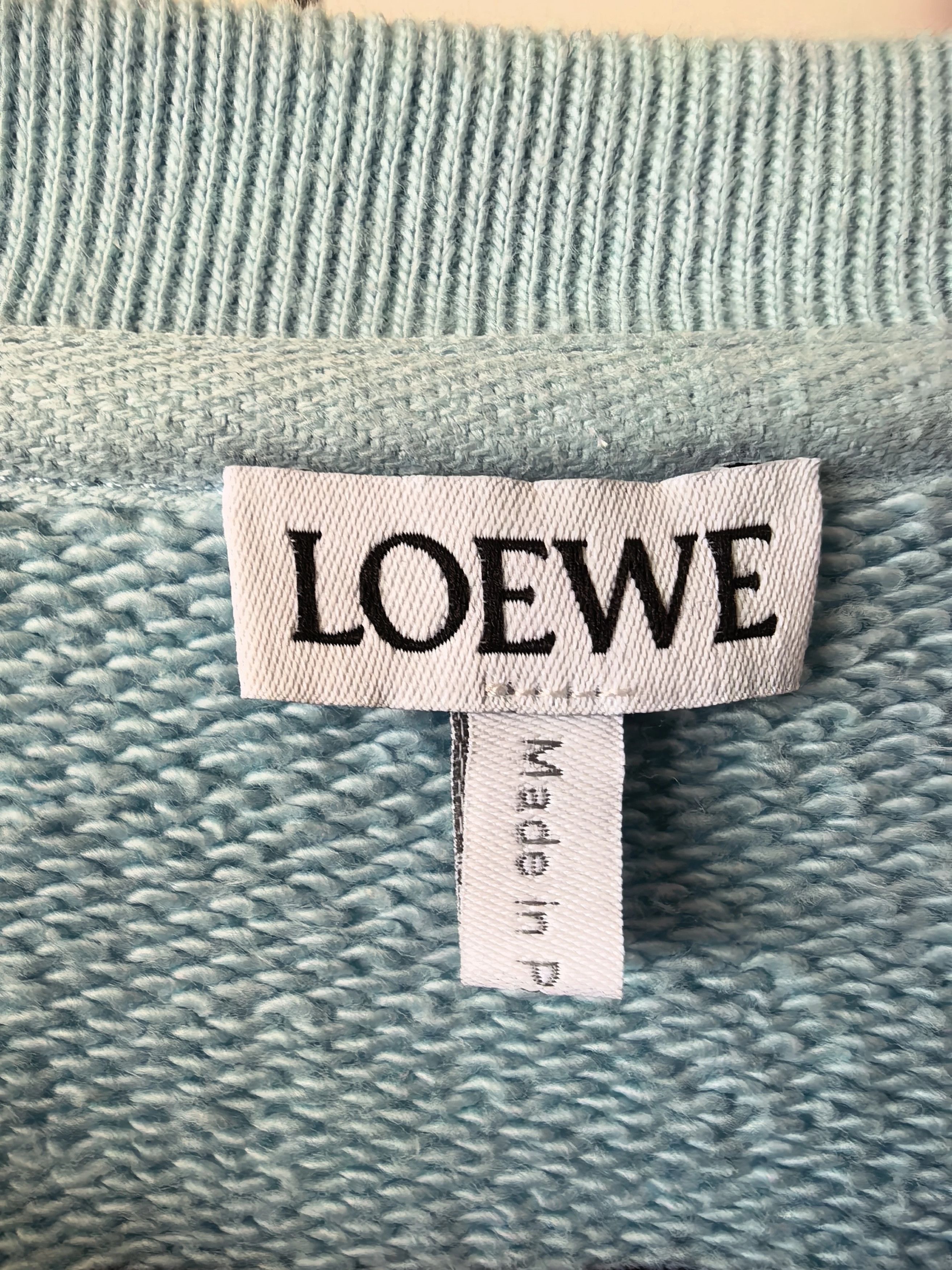 Loewe LOEWE S sweatshirt best fit worn twice unwashed Size US S / EU 44-46 / 1 - 3 Thumbnail