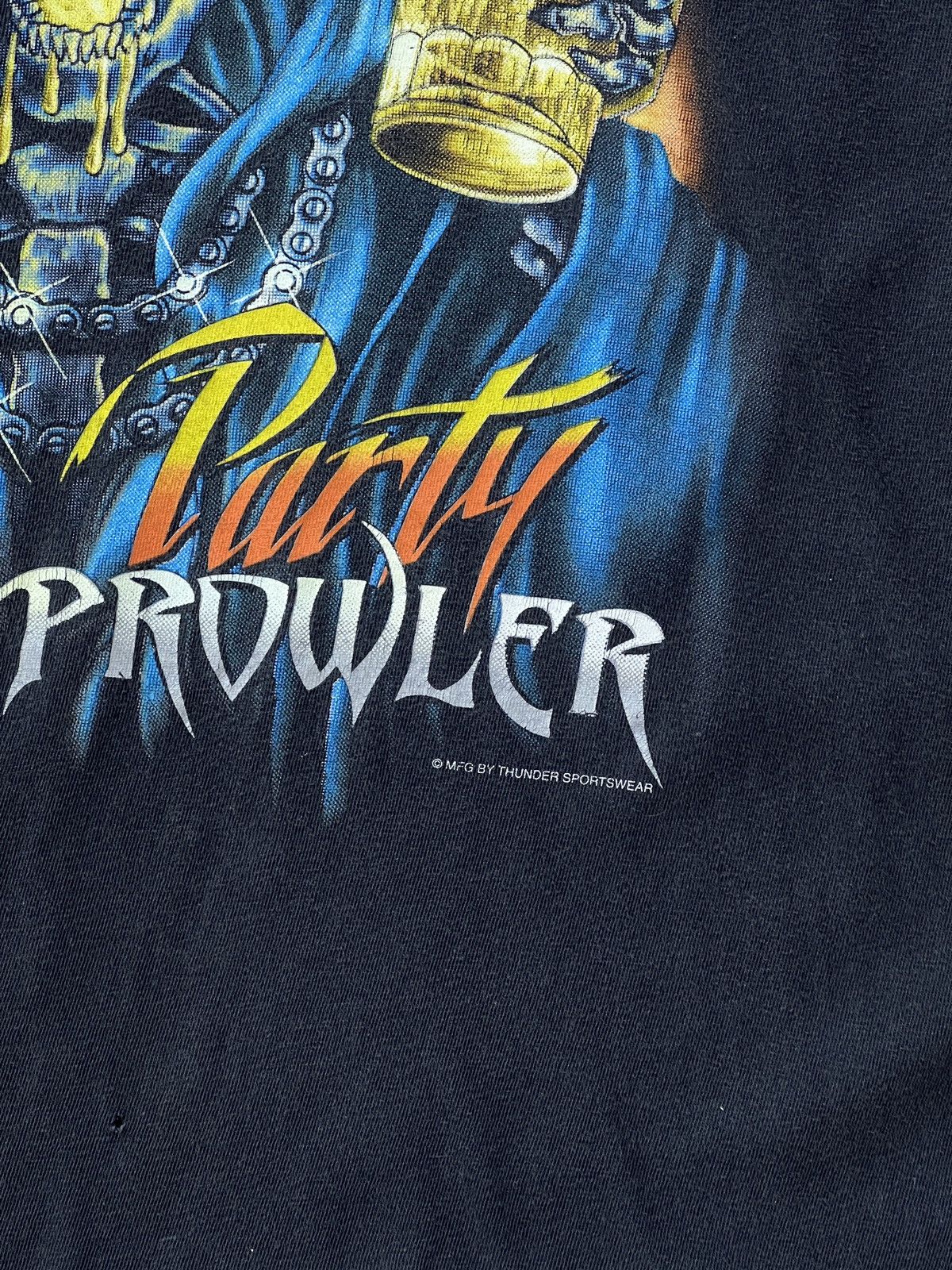 Vintage Vintage Grim Reaper Thunder Sportwear Party Power Tee Large Size US L / EU 52-54 / 3 - 7 Thumbnail