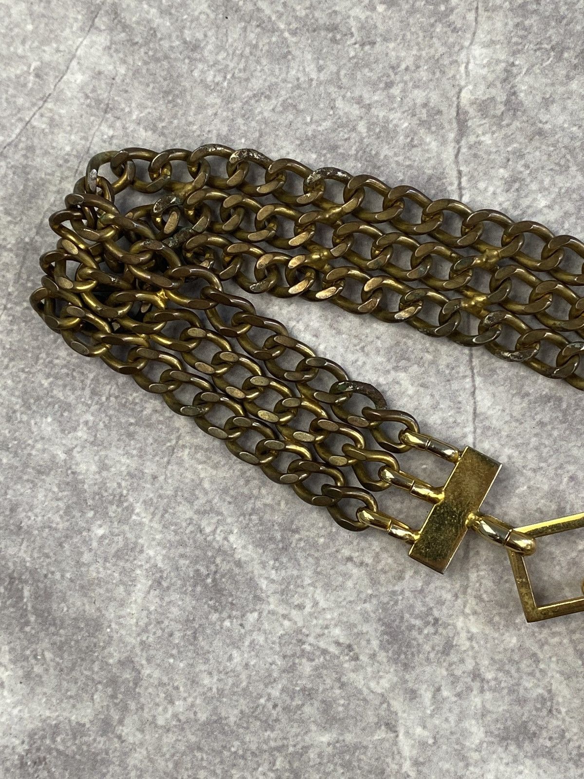 Yves Saint Laurent Yves Saint Laurent Vintage Very Rare Chain Belt Size ONE SIZE - 4 Thumbnail