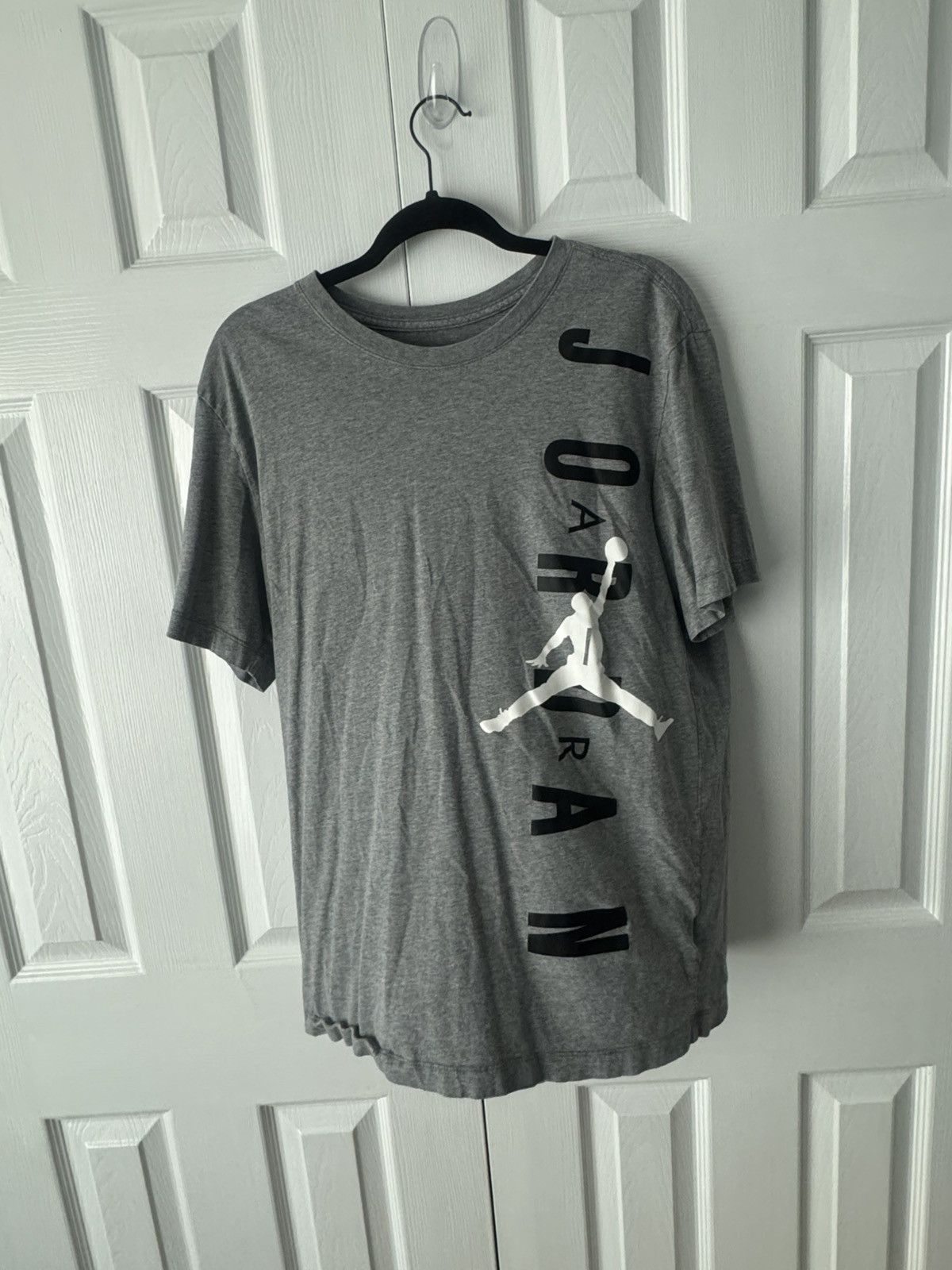 Jordan Brand Air Jordan Heather Grey Graphic Tee T-Shirt L Logo Jumpman Size US L / EU 52-54 / 3 - 1 Thumbnail