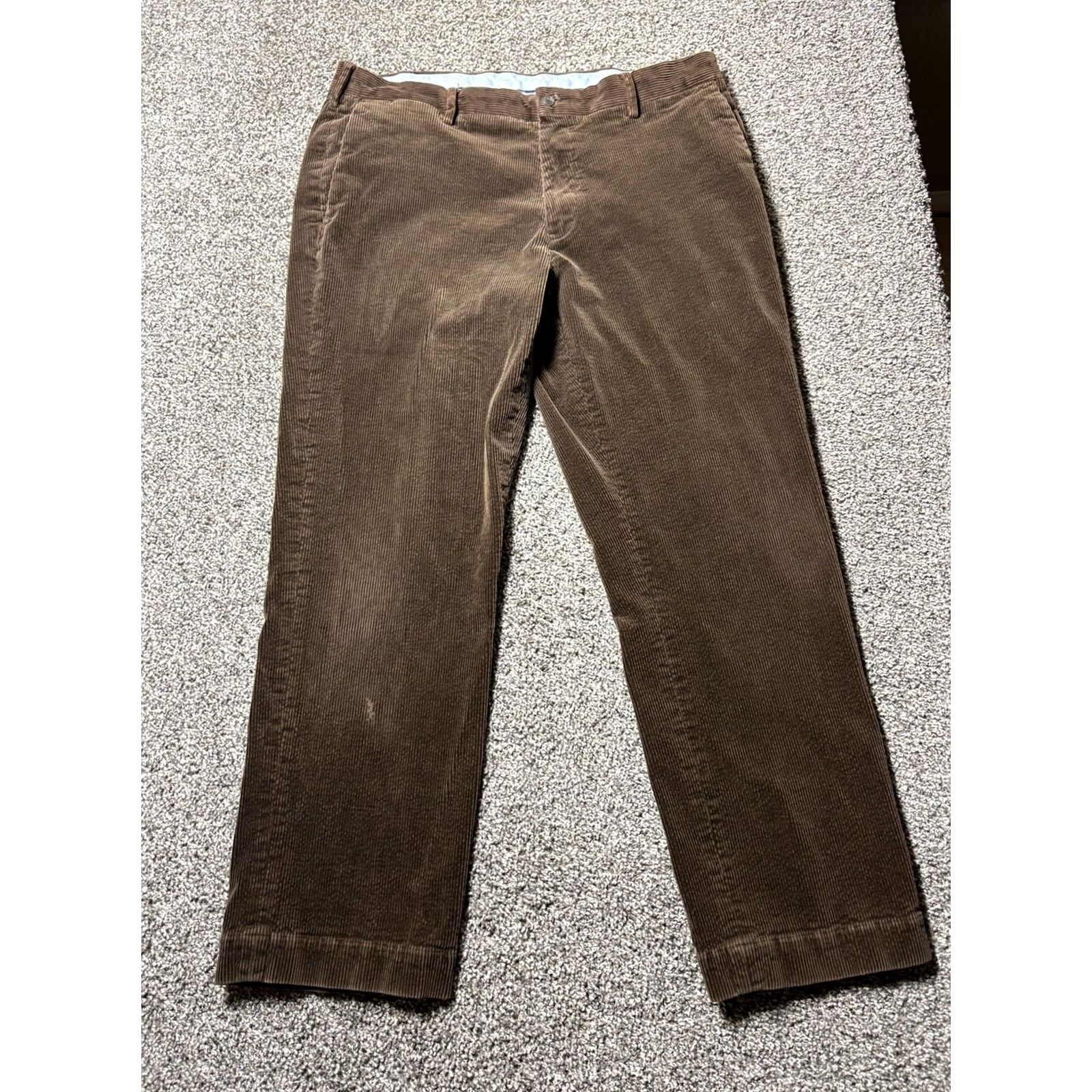 Polo Ralph Lauren Polo Ralph Lauren Corduroy Pants Mens 35x29 Brown Chino Classic Fit Straight Leg Slacks Pants Mens Brown Corduroy Straight Leg Classic Fit 35x29 Pants Size US S / EU 44-46 / 1 - 2 Thumbnail