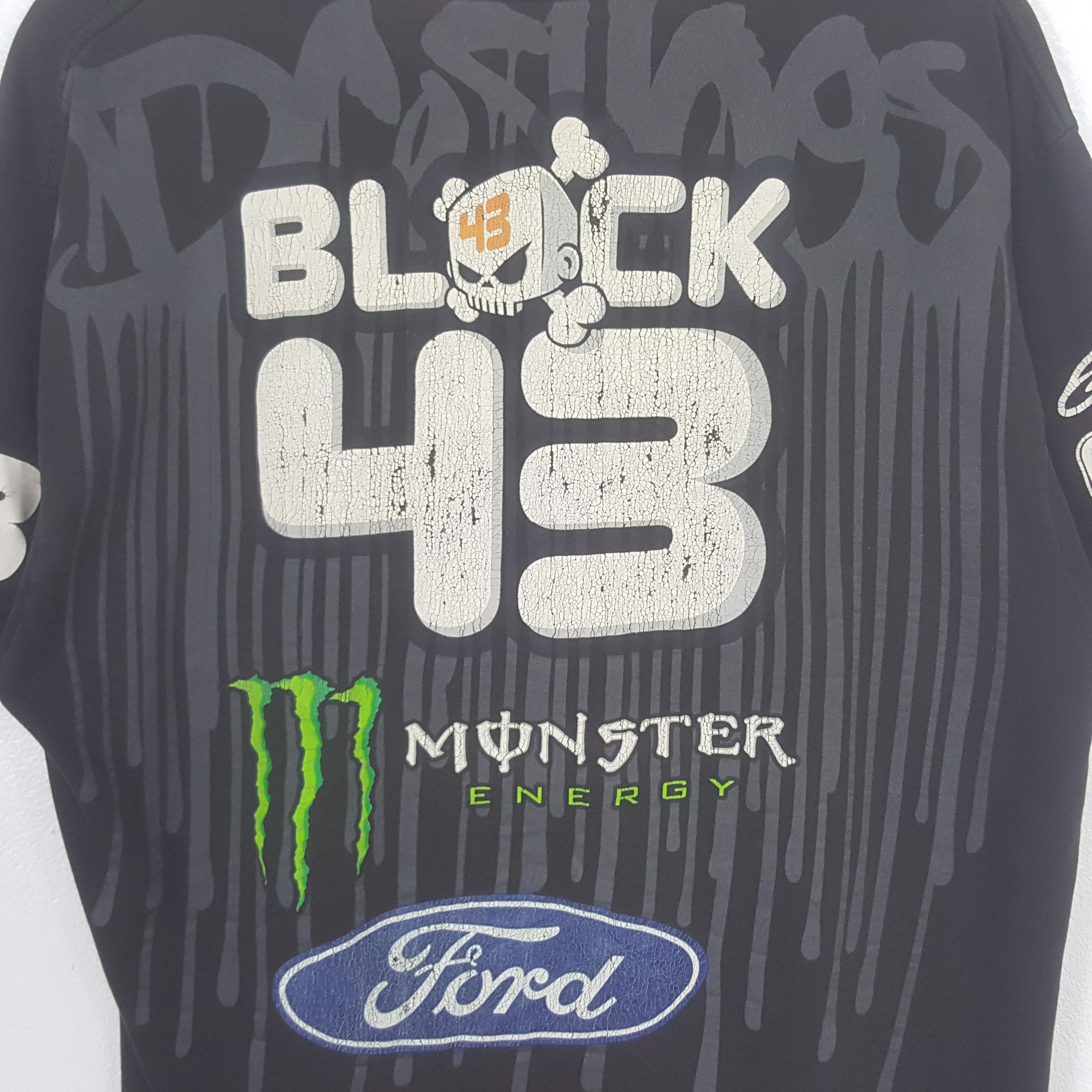 Ford Vintage Black 43 Monster Energy Ford Racing Tshirt C312N35 Size US L / EU 52-54 / 3 - 2 Thumbnail