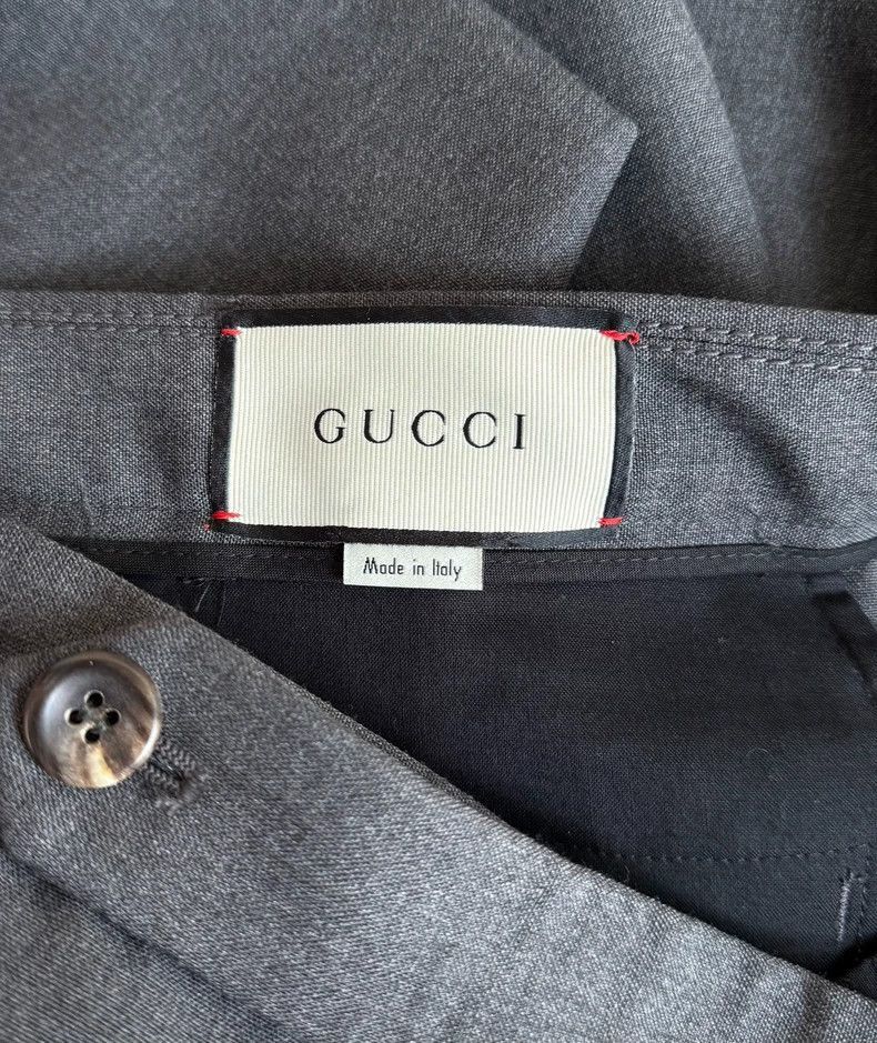 Gucci Gucci Grey Wool Suit Shorts-2506 Size US 5 / EU 37 - 5 Thumbnail