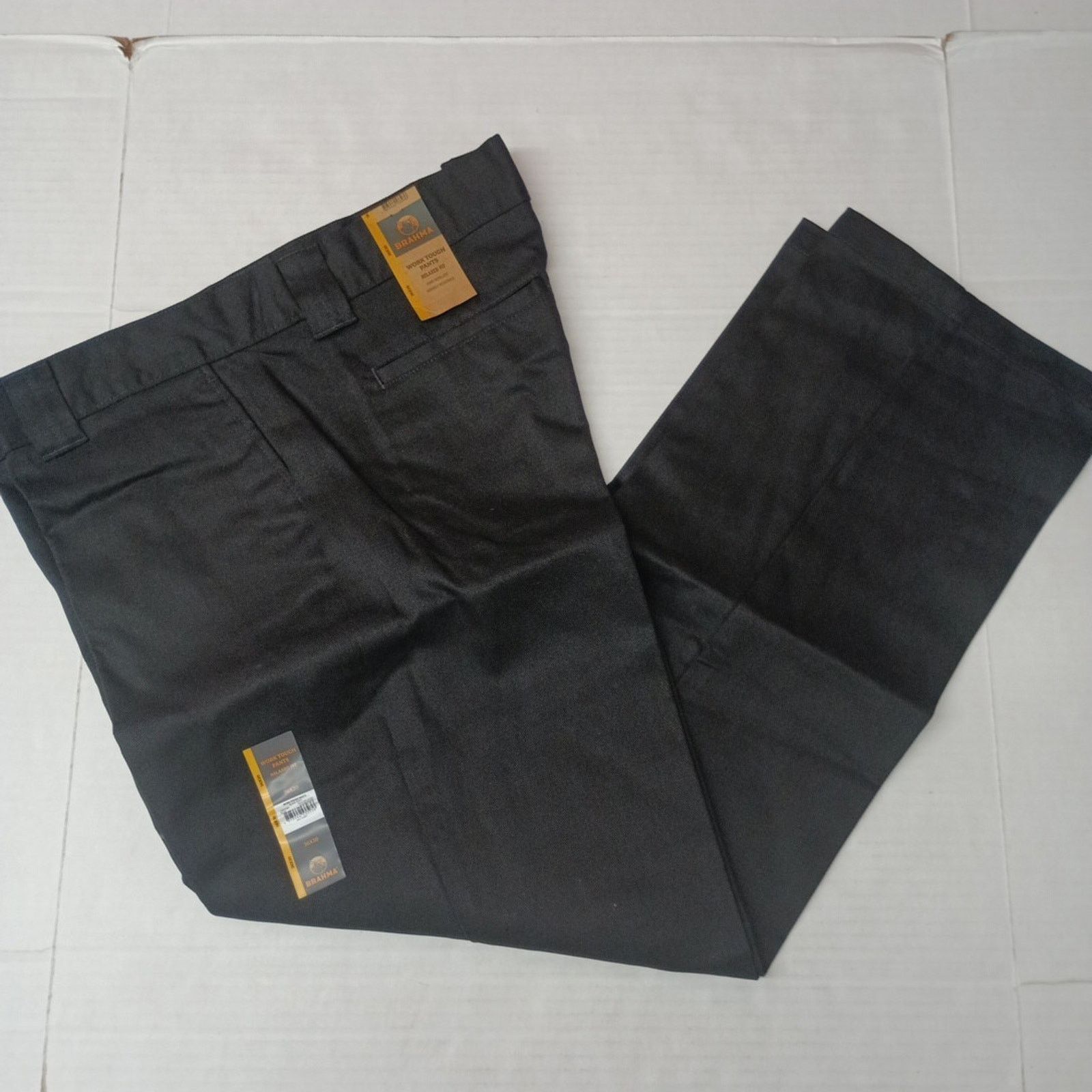 Other Brahma Men's Work Tough Pants Size 36x30 Black Relaxed Fit Size US 36 / EU 52 - 1 Thumbnail