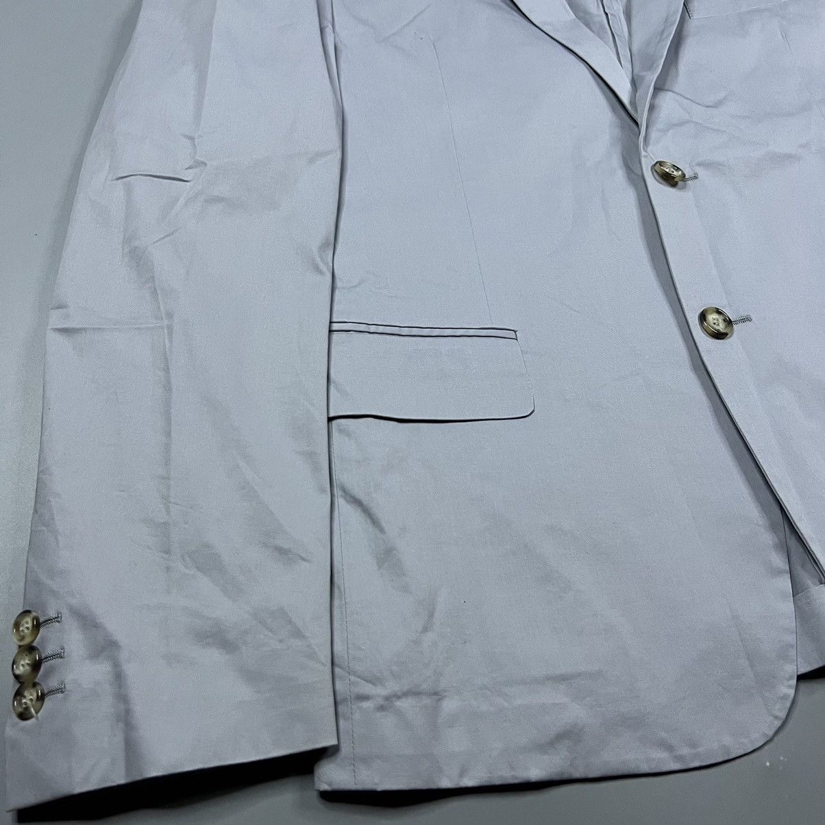 Prada Prada 2011 Nylon Blazer Silver Grey Size XL / US 12-14 / IT 48-50 - 7 Thumbnail