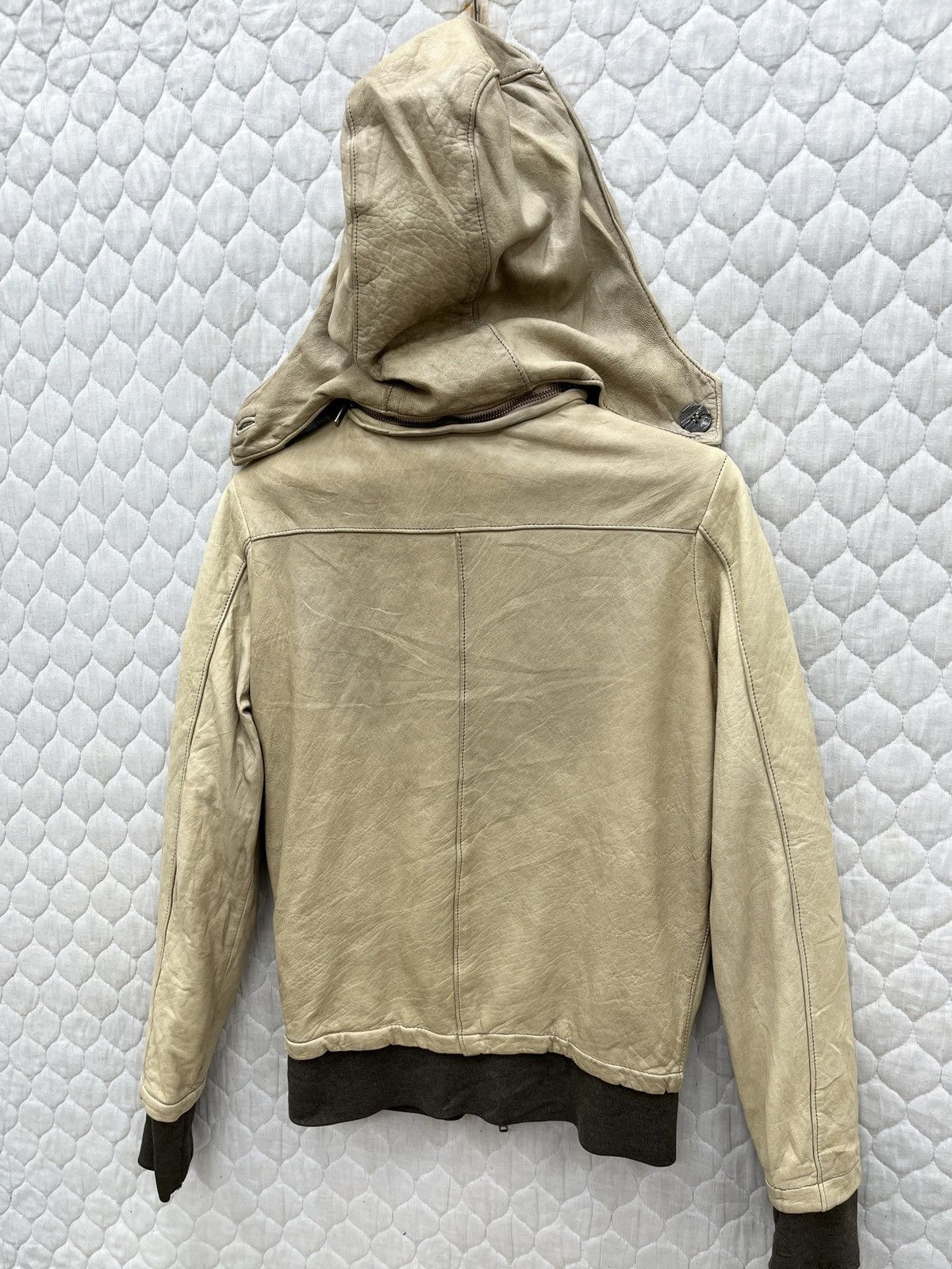 Giorgio Brato 🔥🔥🔥STEALS GIORGIO BRATO LEATHER JACKET DETACHABLE HOODIE Size XS / US 0-2 / IT 36-38 - 8 Thumbnail