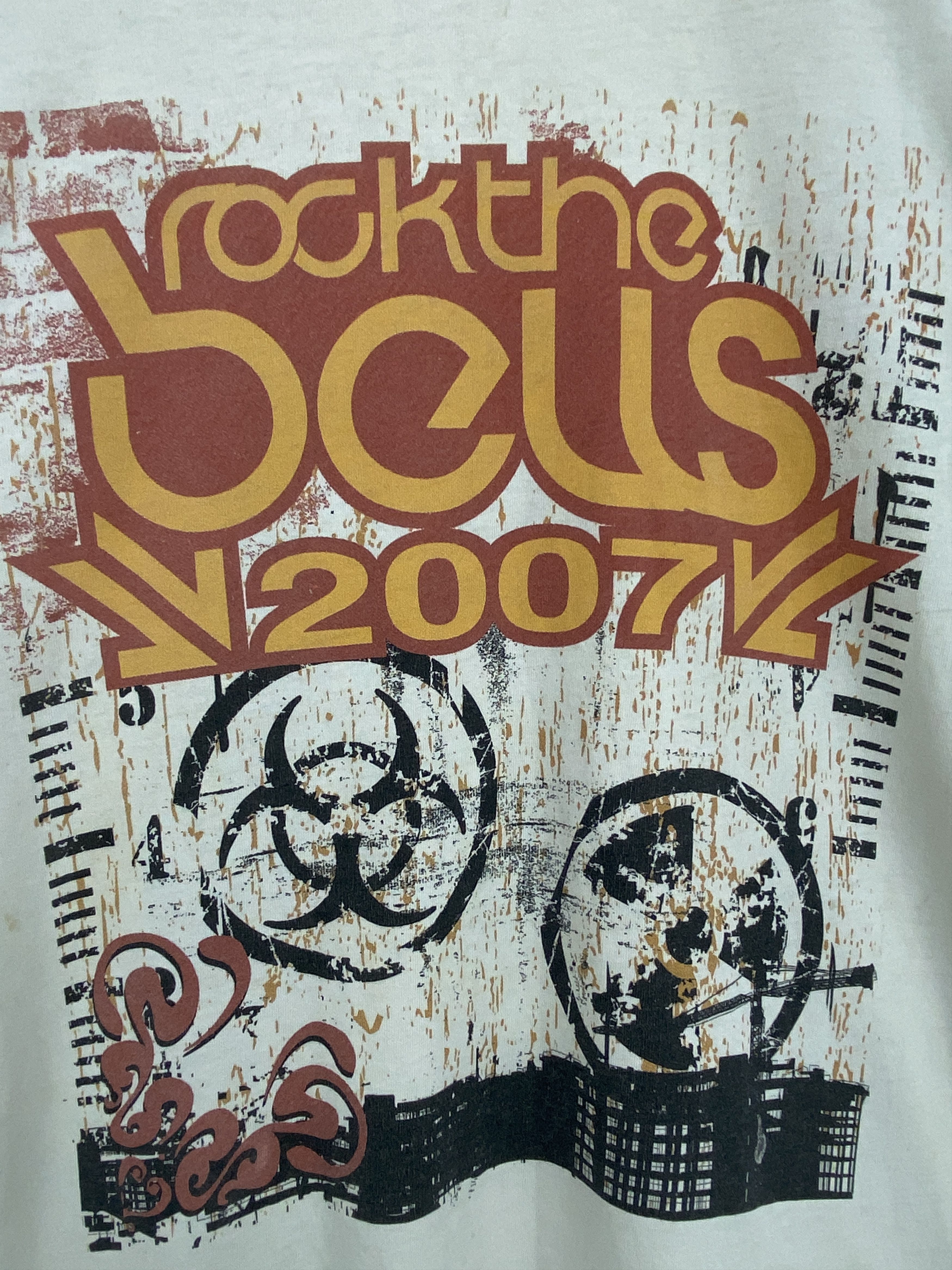Band Tees × Fruit Of The Loom × Vintage Vintage 2007 Rock The Bells RATM Wu Tang Tshirt TA0602 Size US L / EU 52-54 / 3 - 5 Thumbnail
