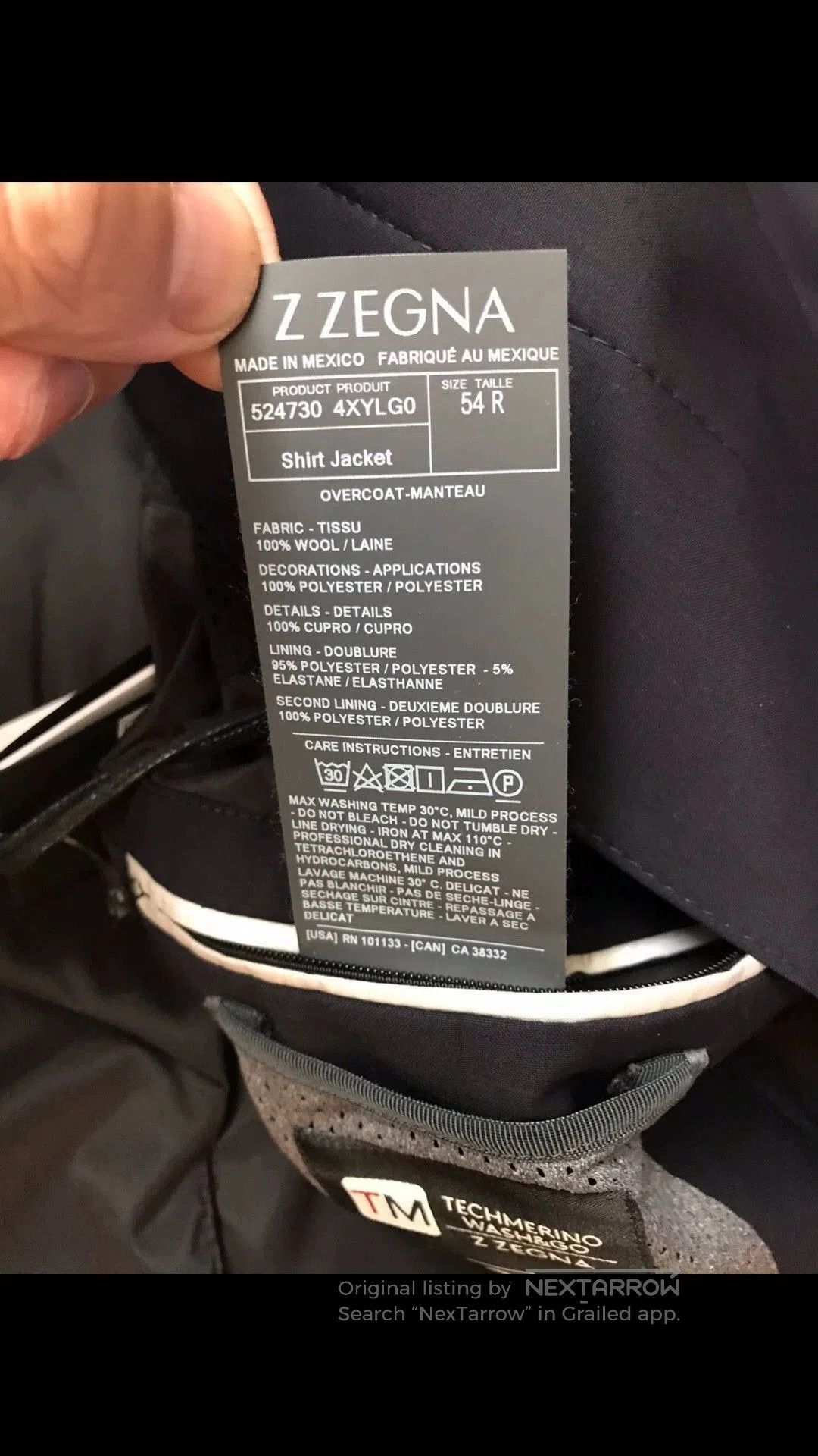 Other Black Long Coat Size L. Size US L / EU 52-54 / 3 - 6 Thumbnail