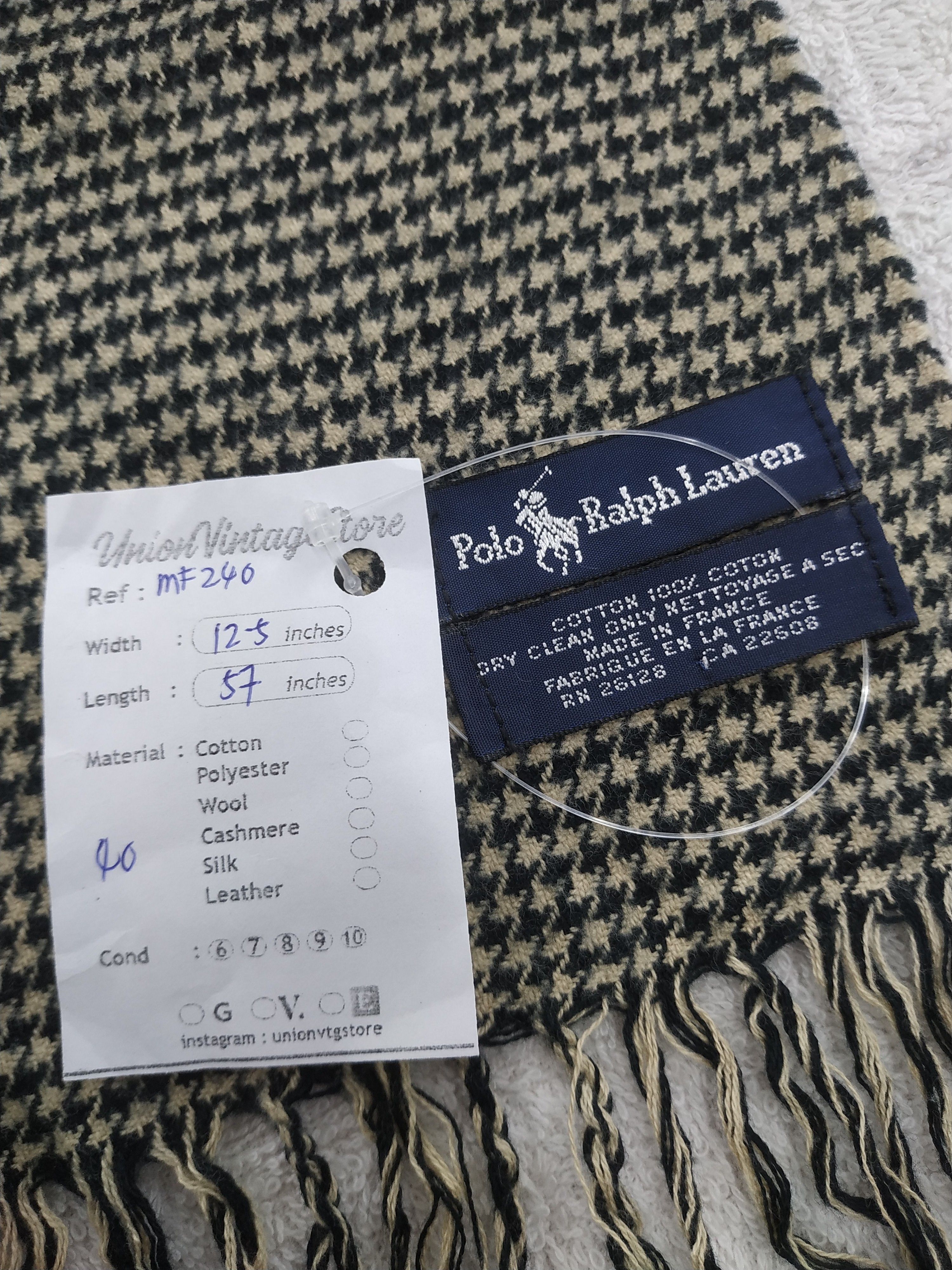 Polo Ralph Lauren Vintage Polo Ralph Lauren Scarf/Muffler/Neckwear MF030 Size ONE SIZE - 6 Thumbnail