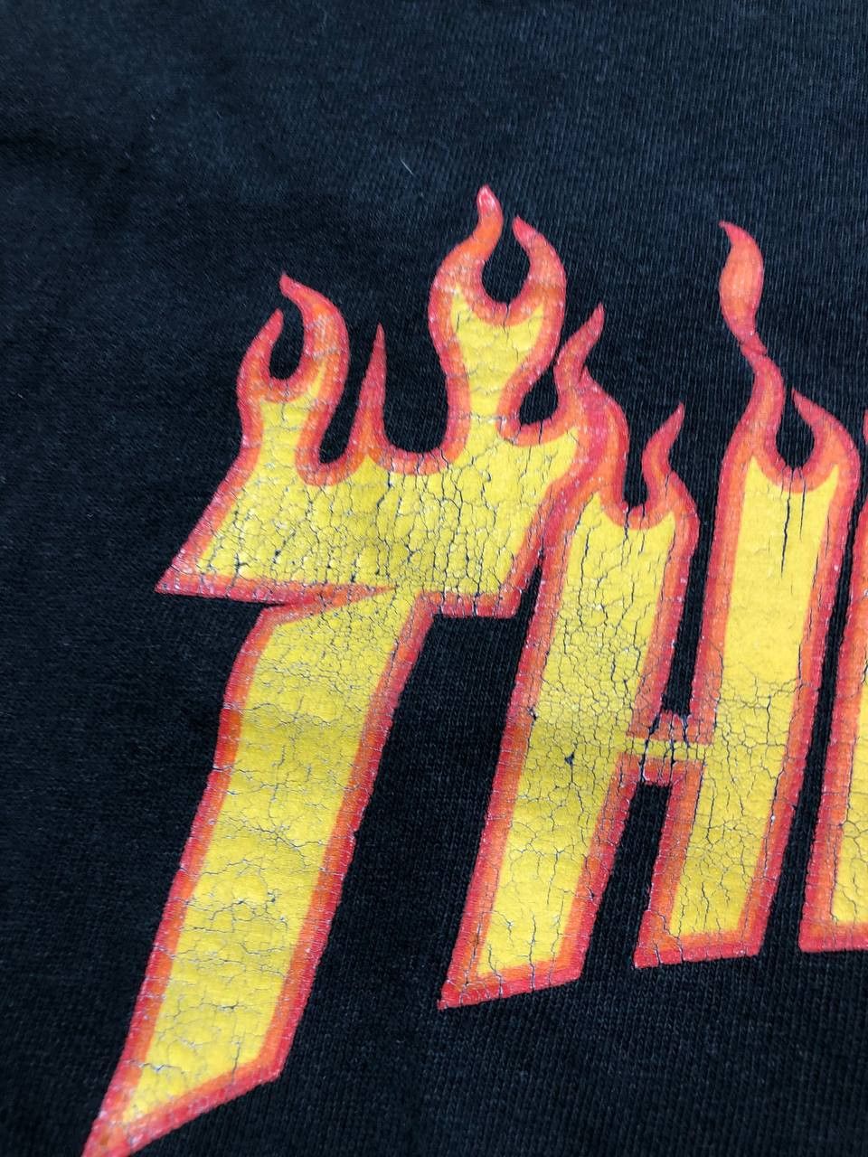 Vintage Thrasher Magazine Skateboarding Flame Logo T-shirt Black Size US S / EU 44-46 / 1 - 13 Thumbnail