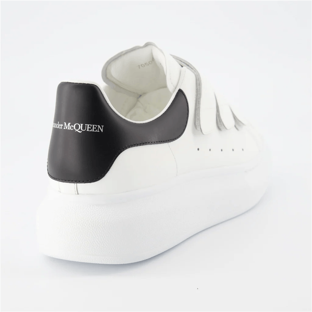 Alexander McQueen o1w1db10725 Oversized Triple Strap Sneaker in White Size US 12 / EU 45 - 6 Thumbnail