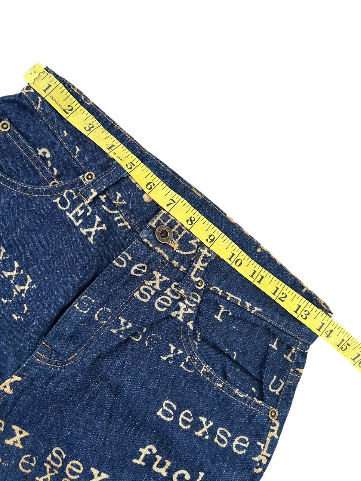 Hysteric Glamour Flare Hysteric Glamour Bitch Fuck Sex Rare Denim ☠️☠️ Size US 28 / EU 44 - 13 Thumbnail