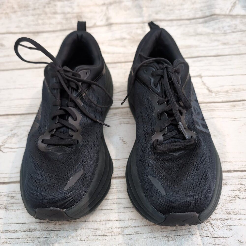 Other HOKA One One Bondi 8 Running Shoes Black Mesh Cushioned – W Size US 10 / EU 43 - 2 Thumbnail