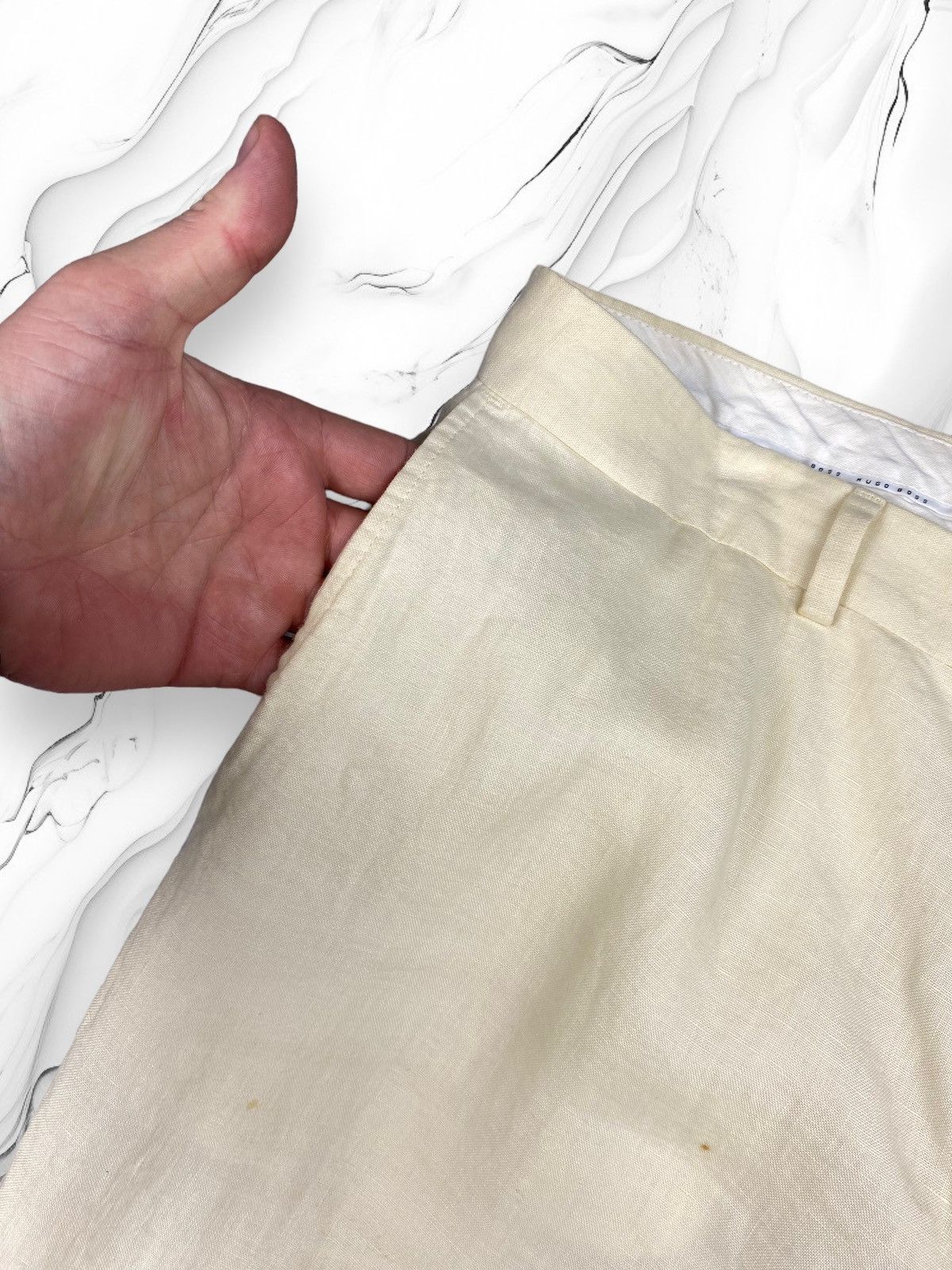 Hugo Boss Vintage Hugo Boss Linen Casual Pants Size US 36 / EU 52 - 5 Thumbnail